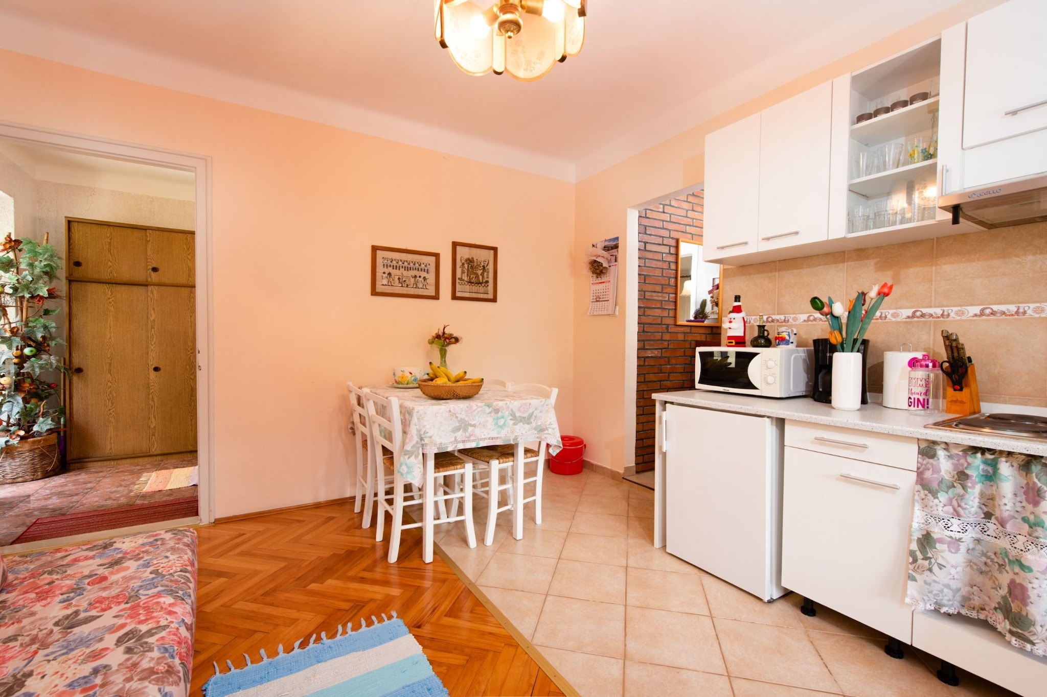 Elegant Lovran Apartment with Large Outdoor Area - One Bedroom Apartment with Sea View-Keuken