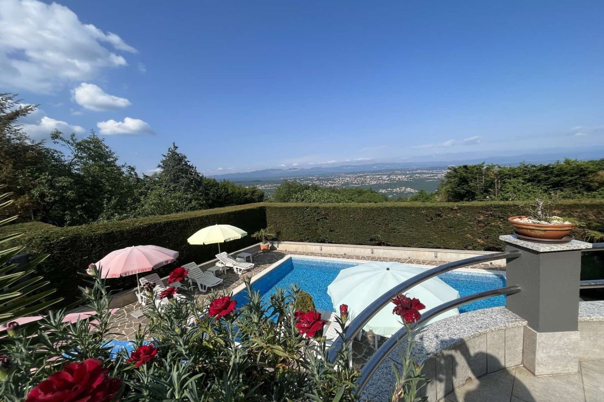 Tranquil Spacious Villa with Private Pool - Five Bedroom Villa with Balconies-Pool