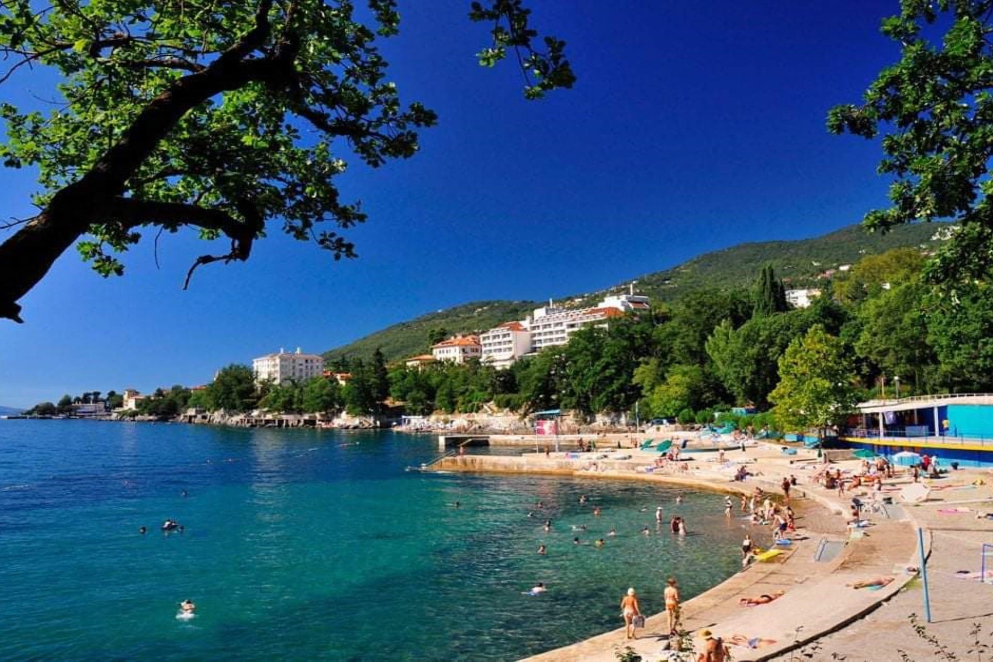 Secluded Lovran Apartment with Balcony and Patio- Two Bedroom Apartment-Outdoor