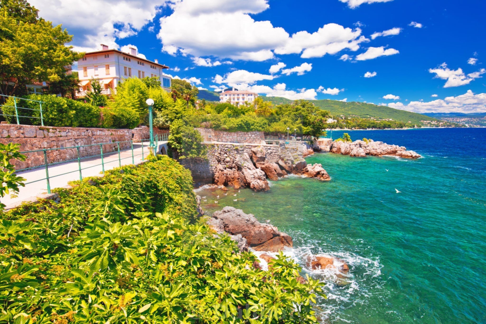 Secluded Lovran Apartment with Balcony and Patio- Two Bedroom Apartment-Outdoor