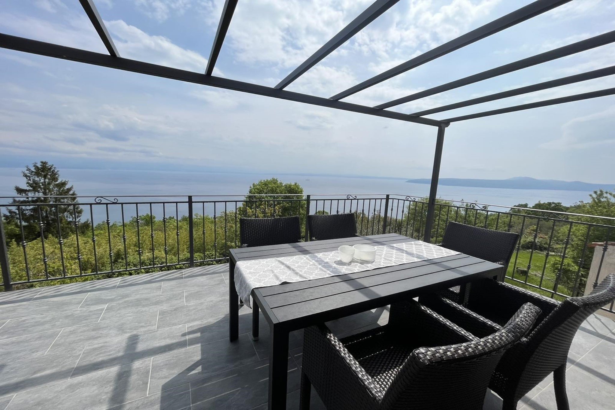 Splendid Holiday Home with Panoramic Sea Views Moscenicka Draga - Two Bedroom Holiday Home-Terrace