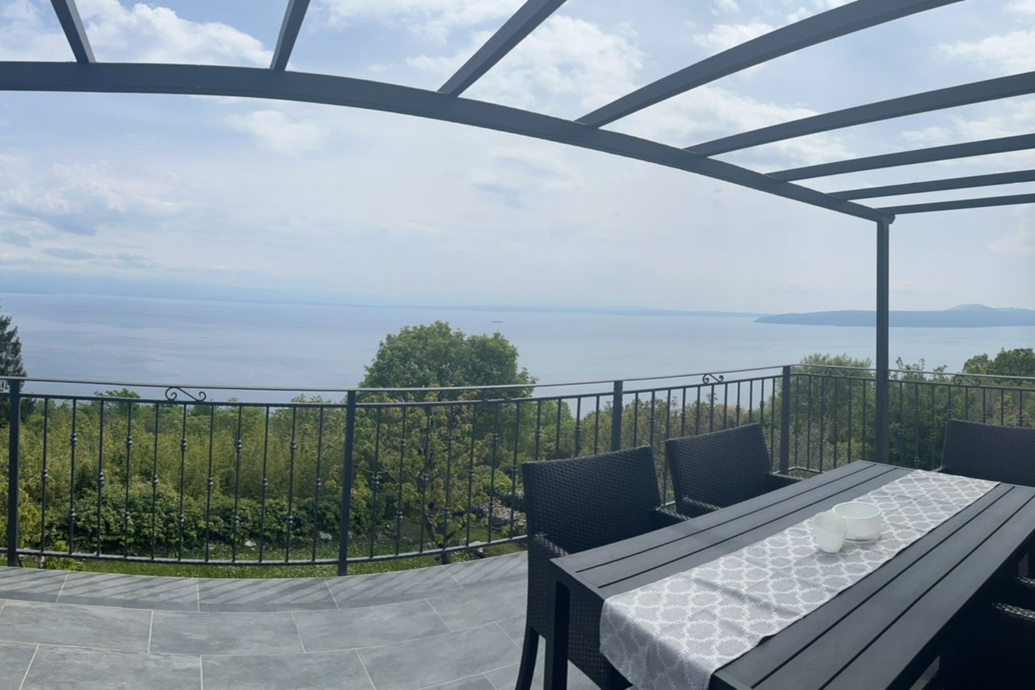 Splendid Holiday Home with Panoramic Sea Views Moscenicka Draga - Two Bedroom Holiday Home-Terrace