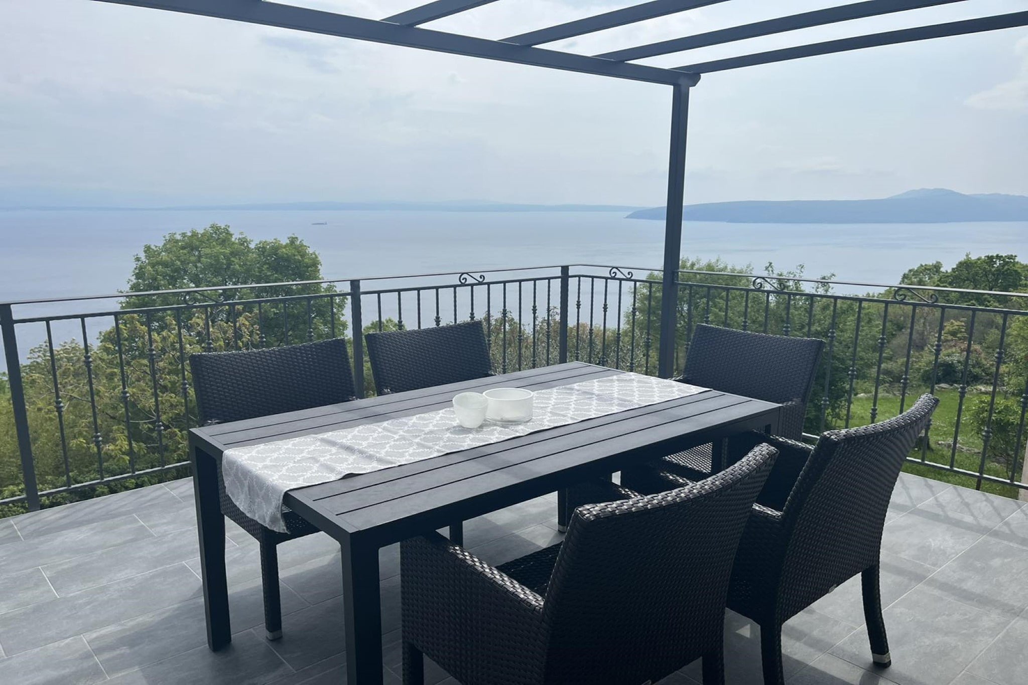 Splendid Holiday Home with Panoramic Sea Views Moscenicka Draga - Two Bedroom Holiday Home-Terrace