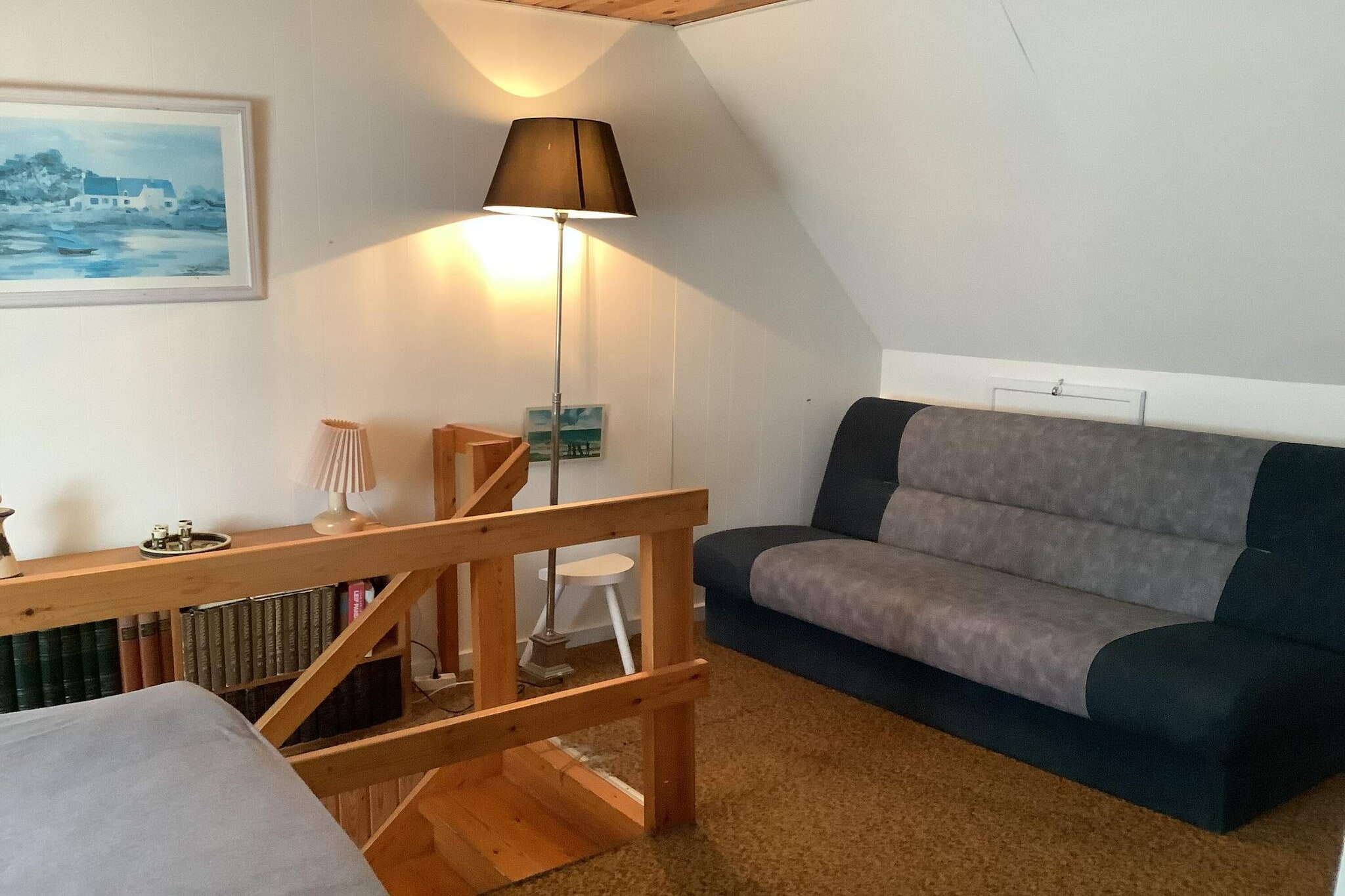 Kitchen(stove(induction), stereo unit, cooker(electric), coffee machine, oven(mini), microwave, dishwasher, fridge, freezer(100-139L), fridge-freezer, high chair), Living/bed room(TV(german television channels, danish TV channels (DR1 and TV2), norvegian TV channels , swedish TV channels), chromecast), bedroom(2x single bed), bedroom(double bed), bedroom(2x single bed), bedroom(2x single bed), bedroom(2x single bed), bedroom(3x single bed), bedroom(single bed, double folding bed), bathroom(tumble dryer, washbasin, hip bath, shower, toilet, washing machine), bathroom(washbasin, toilet), game computer, terrace, garden furniture, table football, darts, billiards