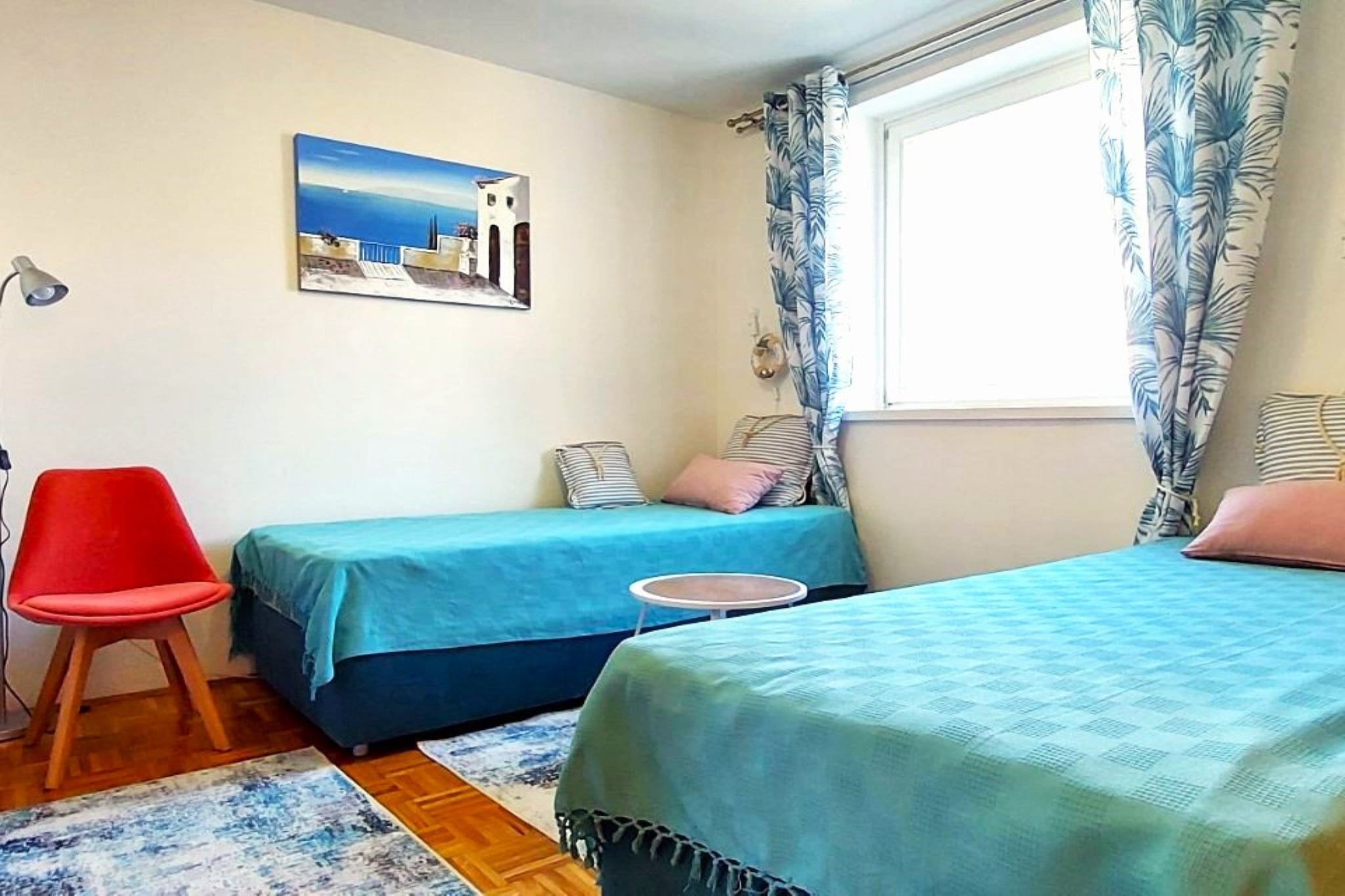 Charming Crikvenica Beachfront Apartment - One Bedroom Apartment-Schlafzimmer