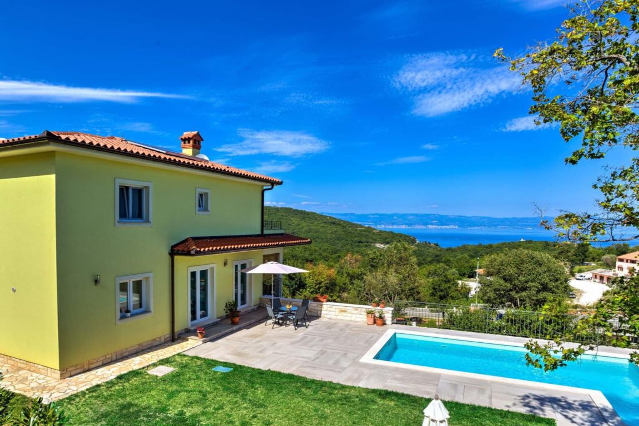 Wonderful Brsec Apartments with Sea View and Shared Pool - Standard One Bedroom Apartment with Balcony and Sea Views 1-Außenbereich