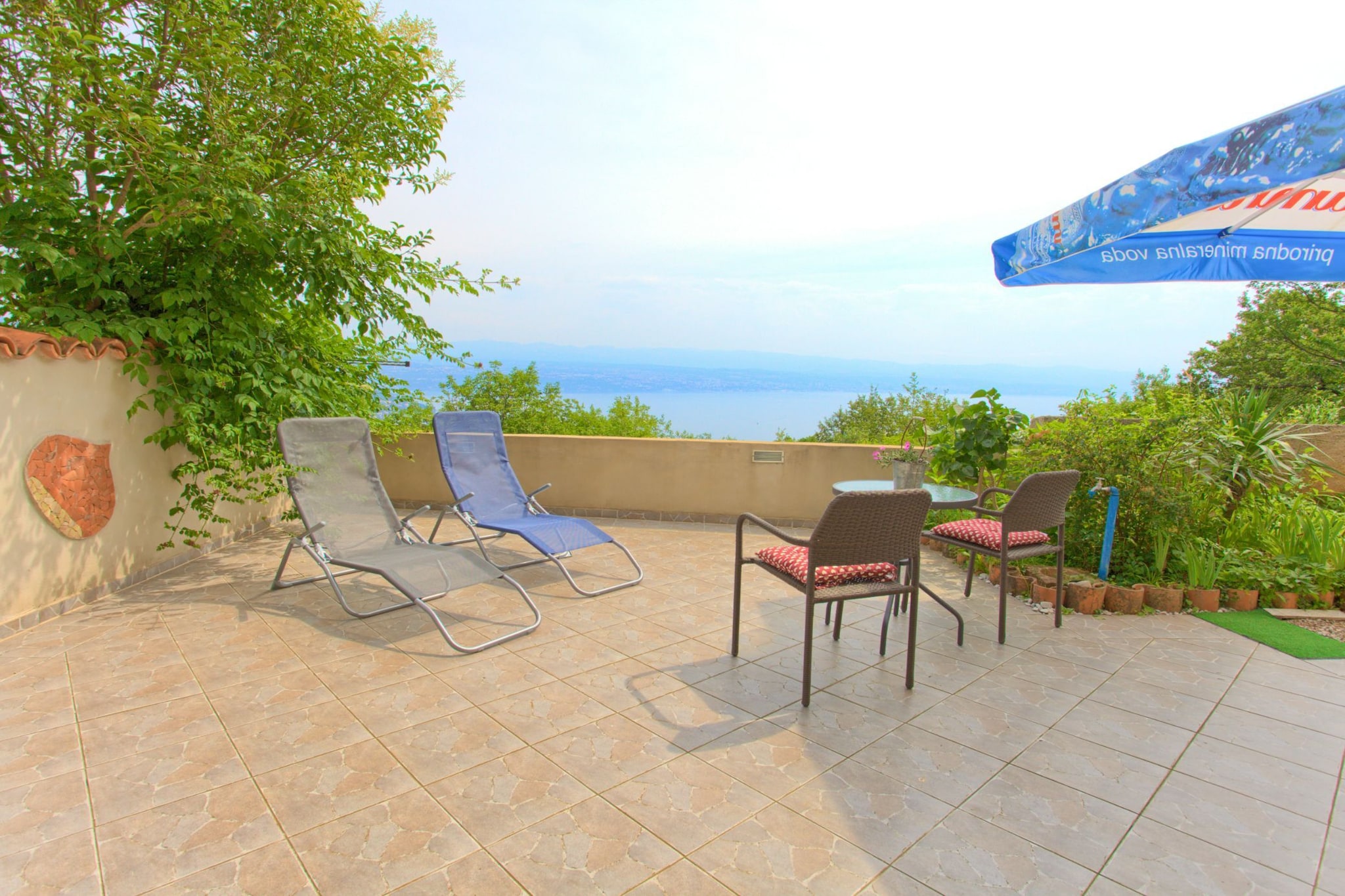 Superb Lovran Apartments with Sea Views -  Studio Apartment with Terrace-Terrasse