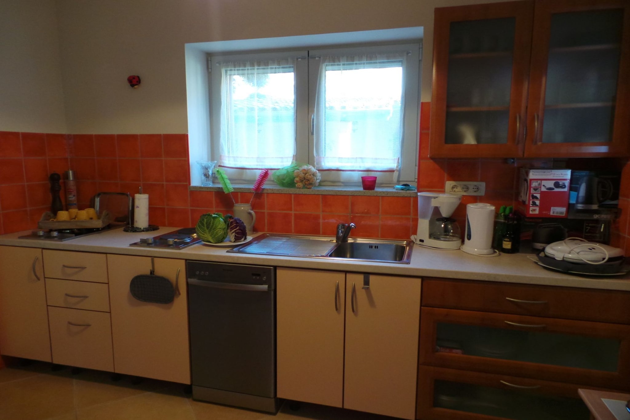 Superb Lovran Apartments with Sea Views - One Bedroom Apartment with Balcony-Küche