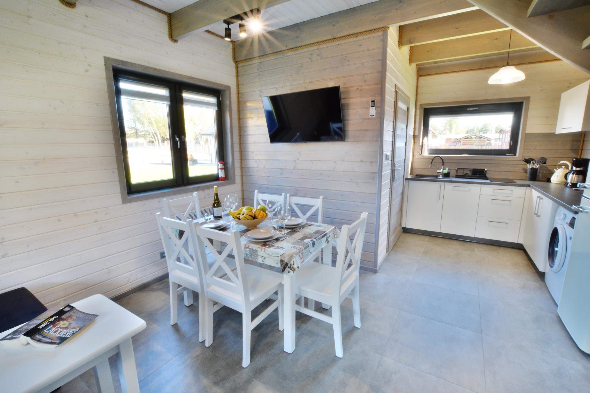 Holiday home with terrace, sauna