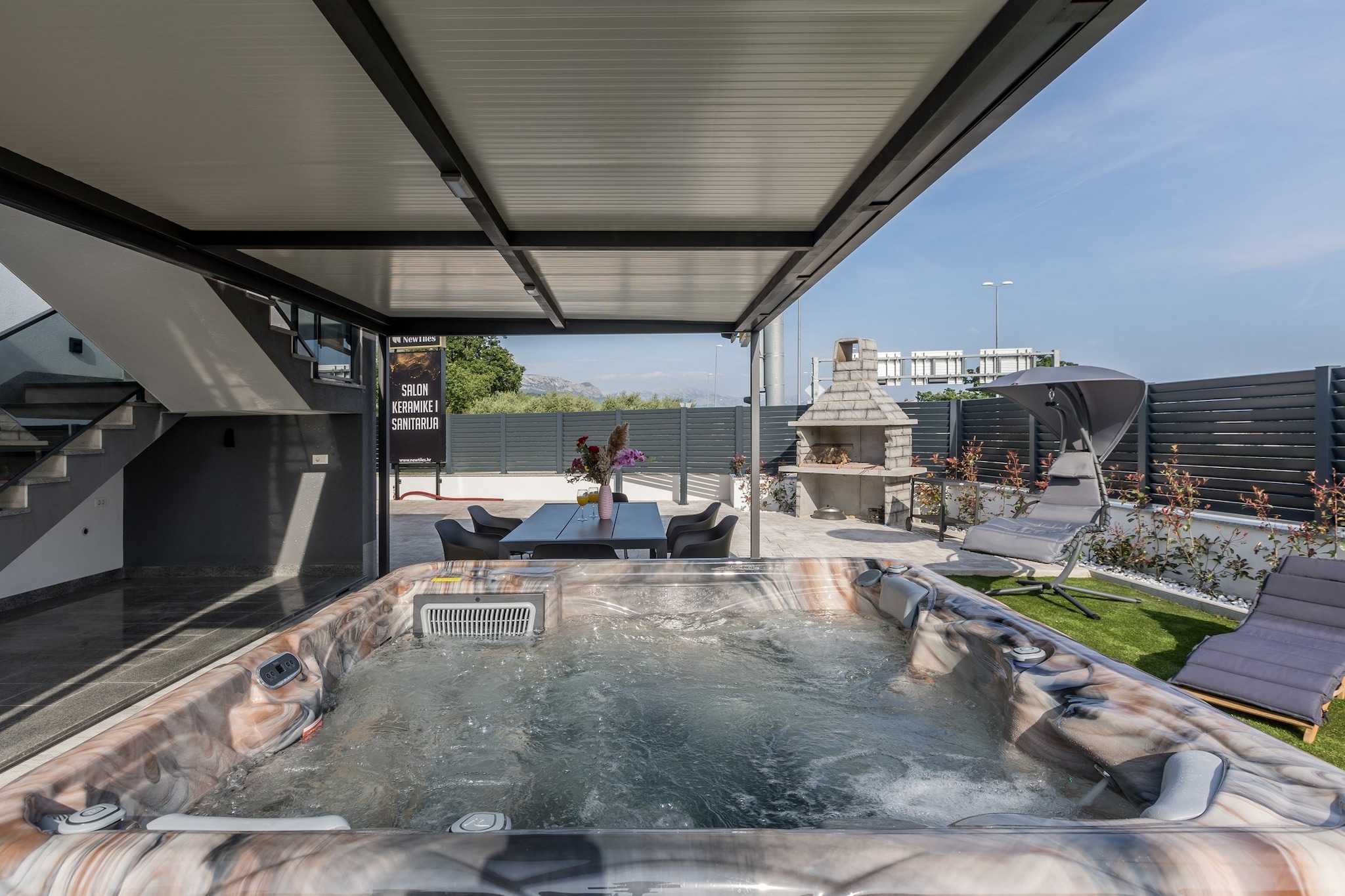 Scenic Kastel Luksic Apartments - Three Bedroom Apartment-Terrasse