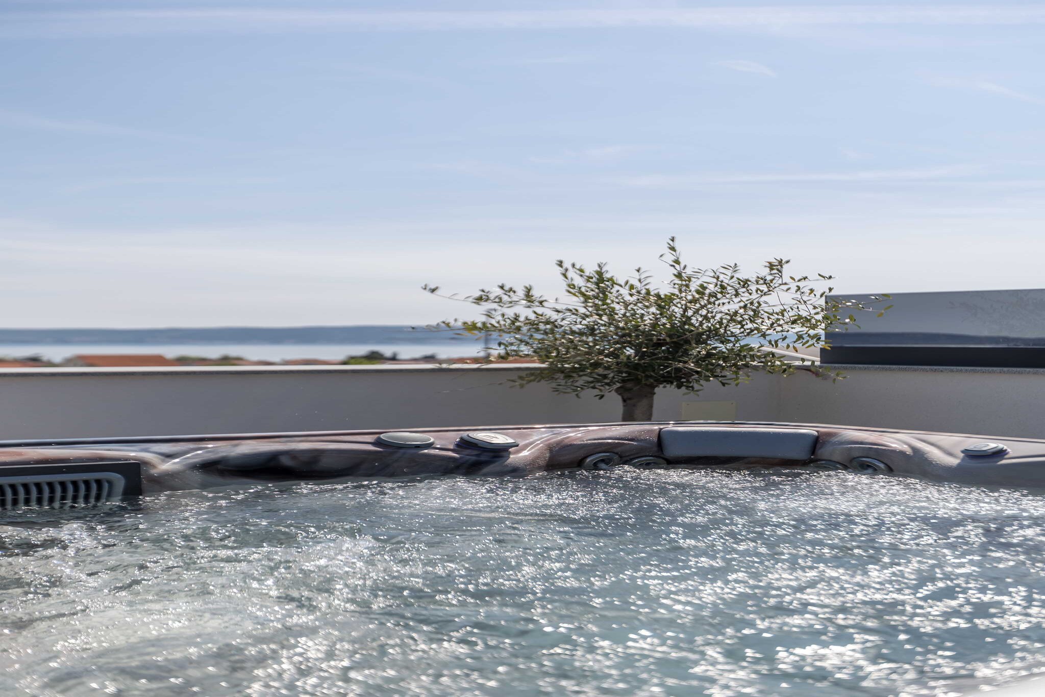 Scenic Kastel Luksic Apartments - Two Bedroom Apartment (owner Penthouse)-Terras