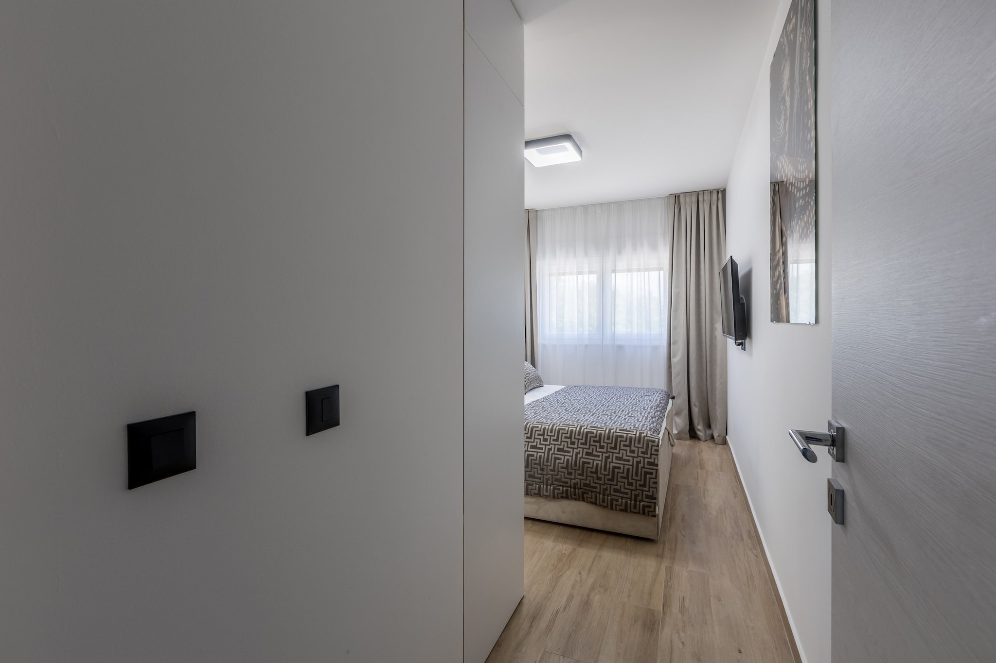 Scenic Kastel Luksic Apartments - Two Bedroom Apartment (owner Penthouse)-Slaapkamer