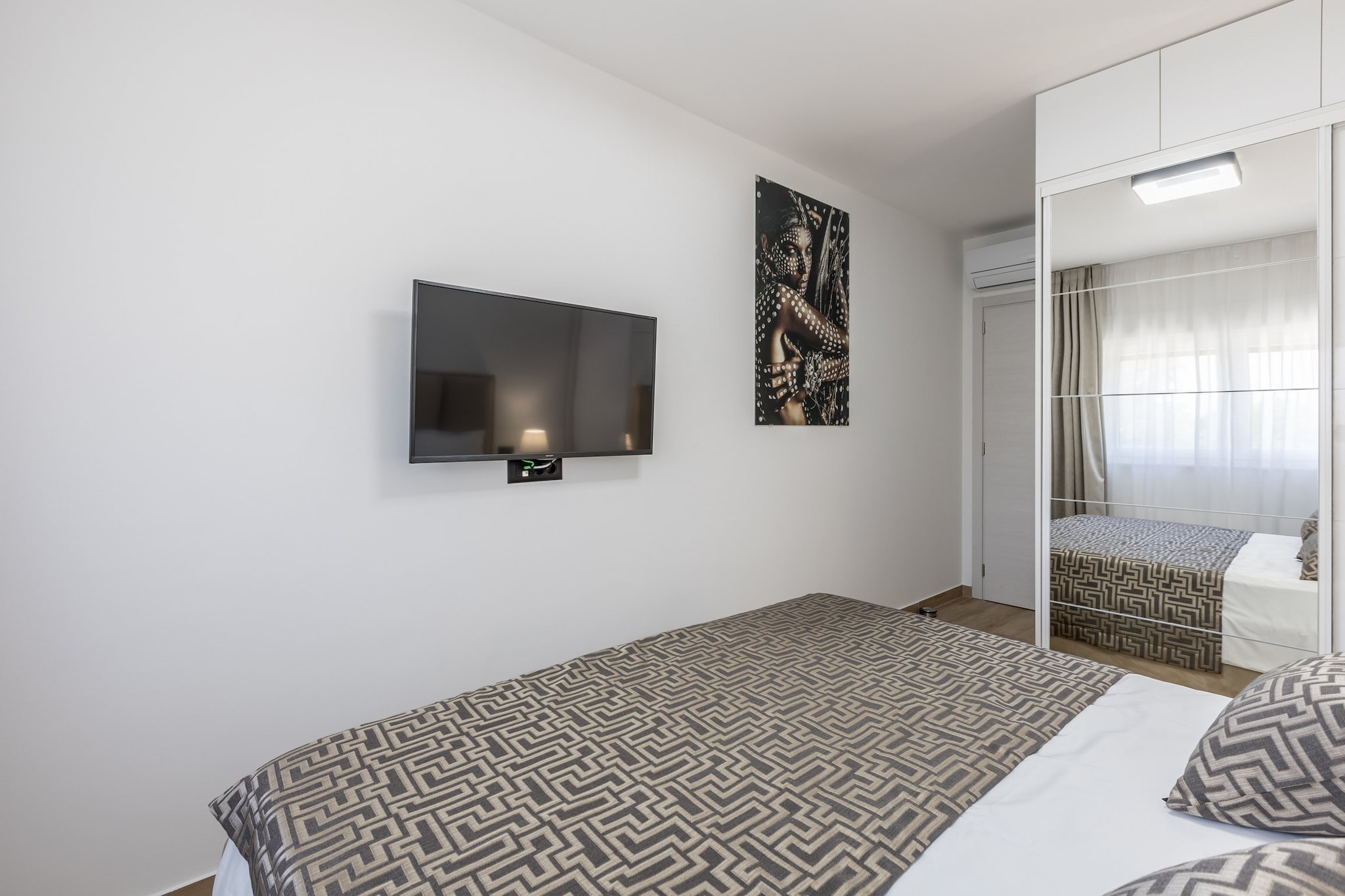 Scenic Kastel Luksic Apartments - Two Bedroom Apartment (owner Penthouse)-Slaapkamer