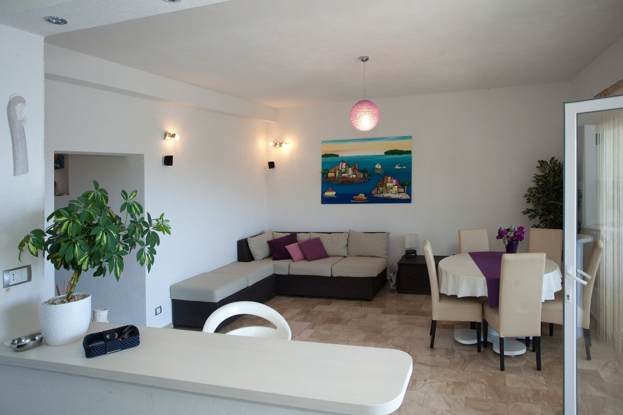 Wonderful Visinisce Apartments with Terrace and Sea Views - Standard Two Bedroom Apartment  (Owner 1)-Living room
