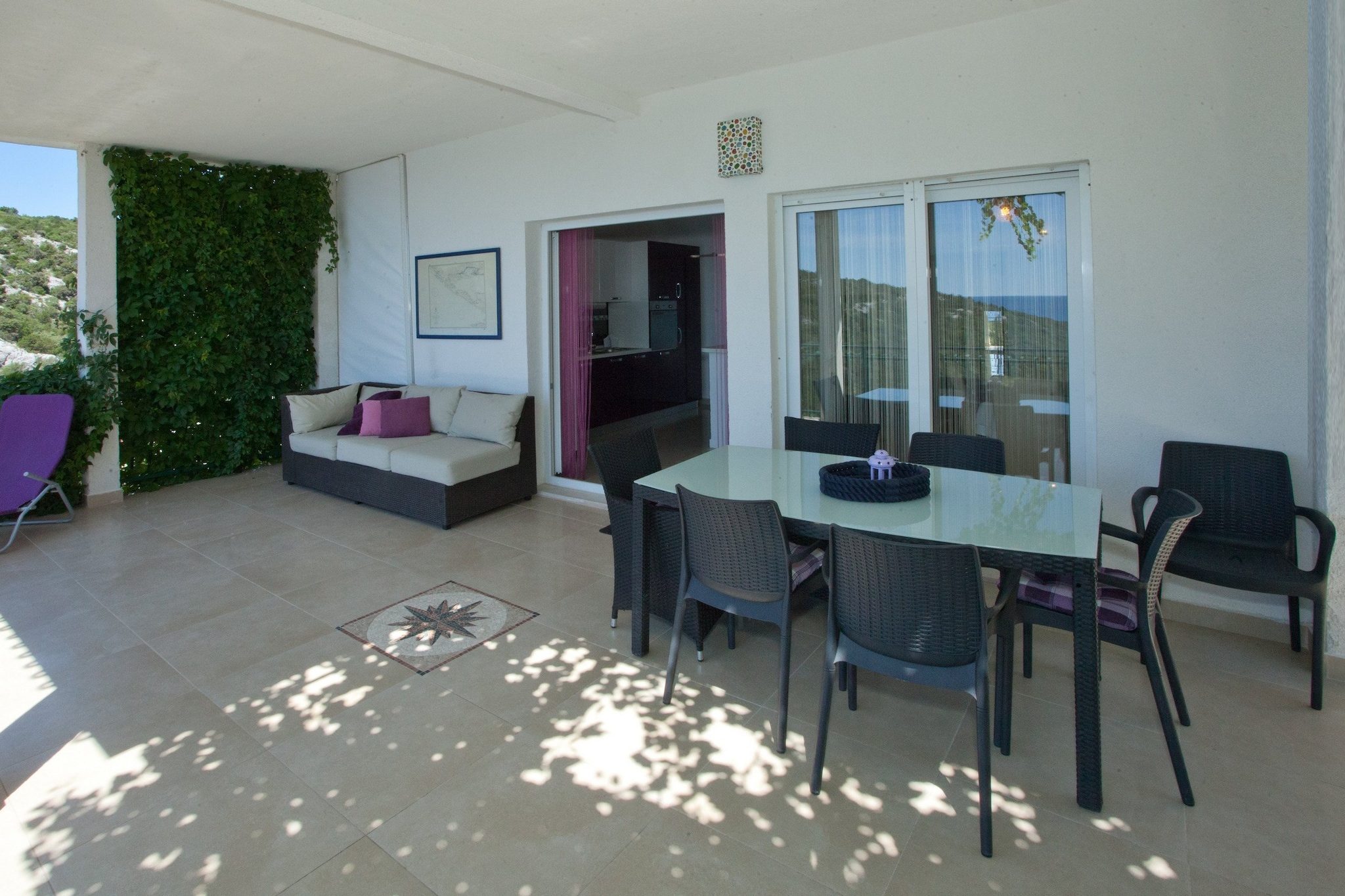 Wonderful Visinisce Apartments with Terrace and Sea Views - Standard Two Bedroom Apartment  (Owner 1)-Living room