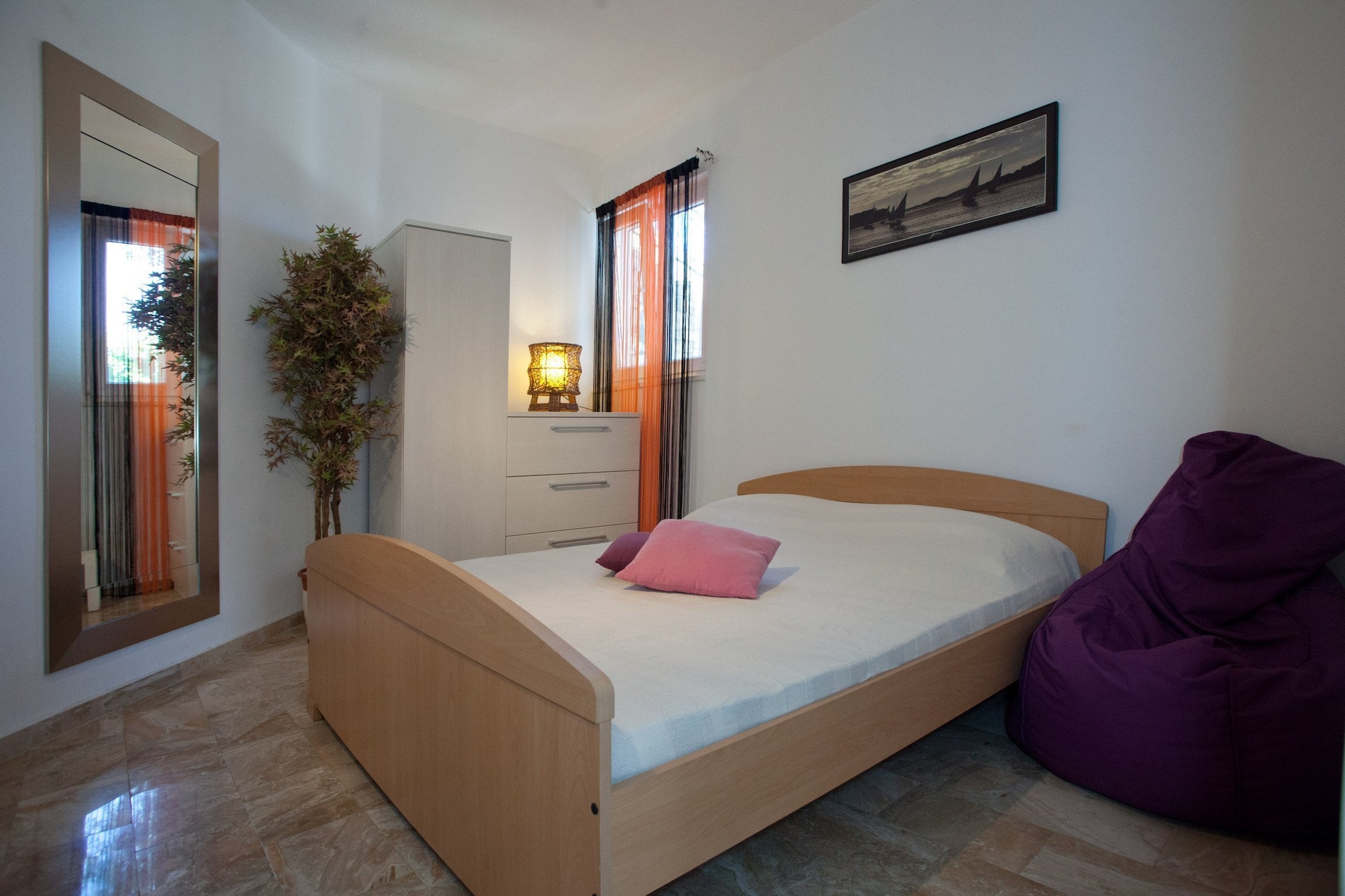 Wonderful Visinisce Apartments with Terrace and Sea Views - Standard Two Bedroom Apartment  (Owner 1)-Bedroom