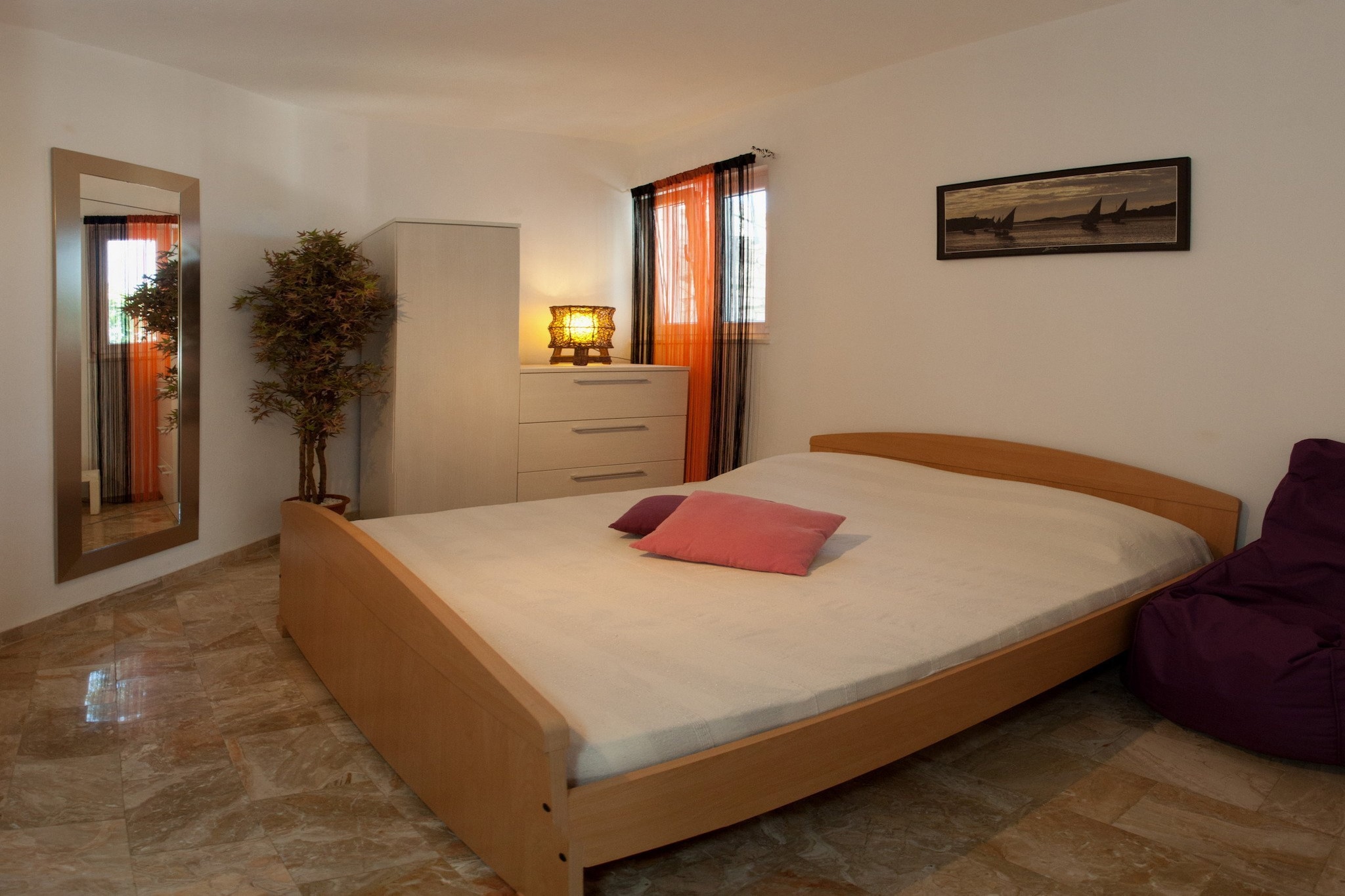 Wonderful Visinisce Apartments with Terrace and Sea Views - Standard Two Bedroom Apartment  (Owner 1)-Bedroom