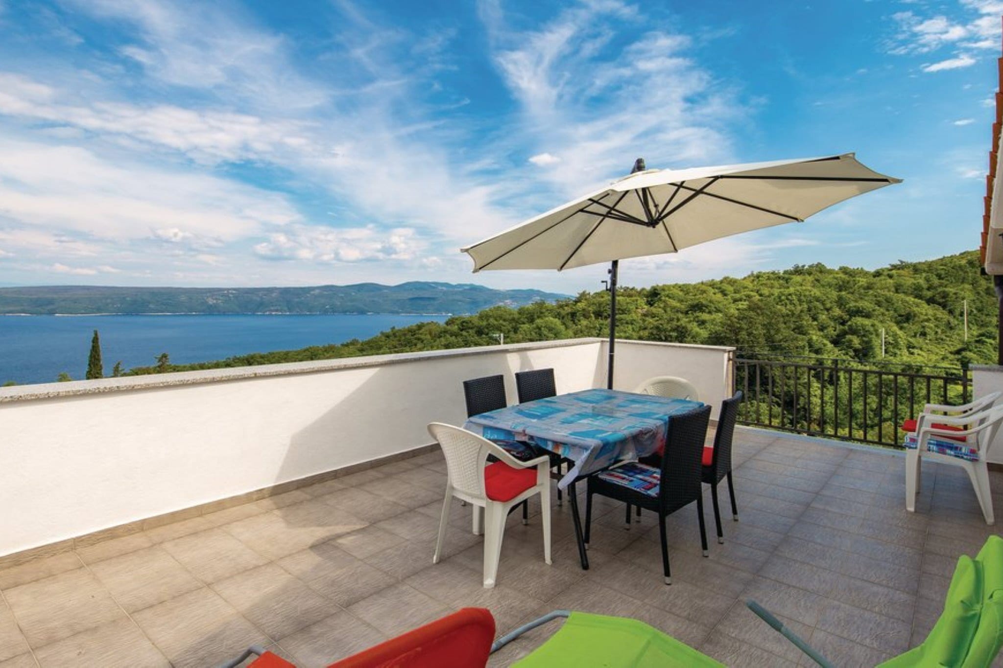 Scenic Seafront Brsec Apartment - Three Bedroom Apartment  with Terrace-Terrace