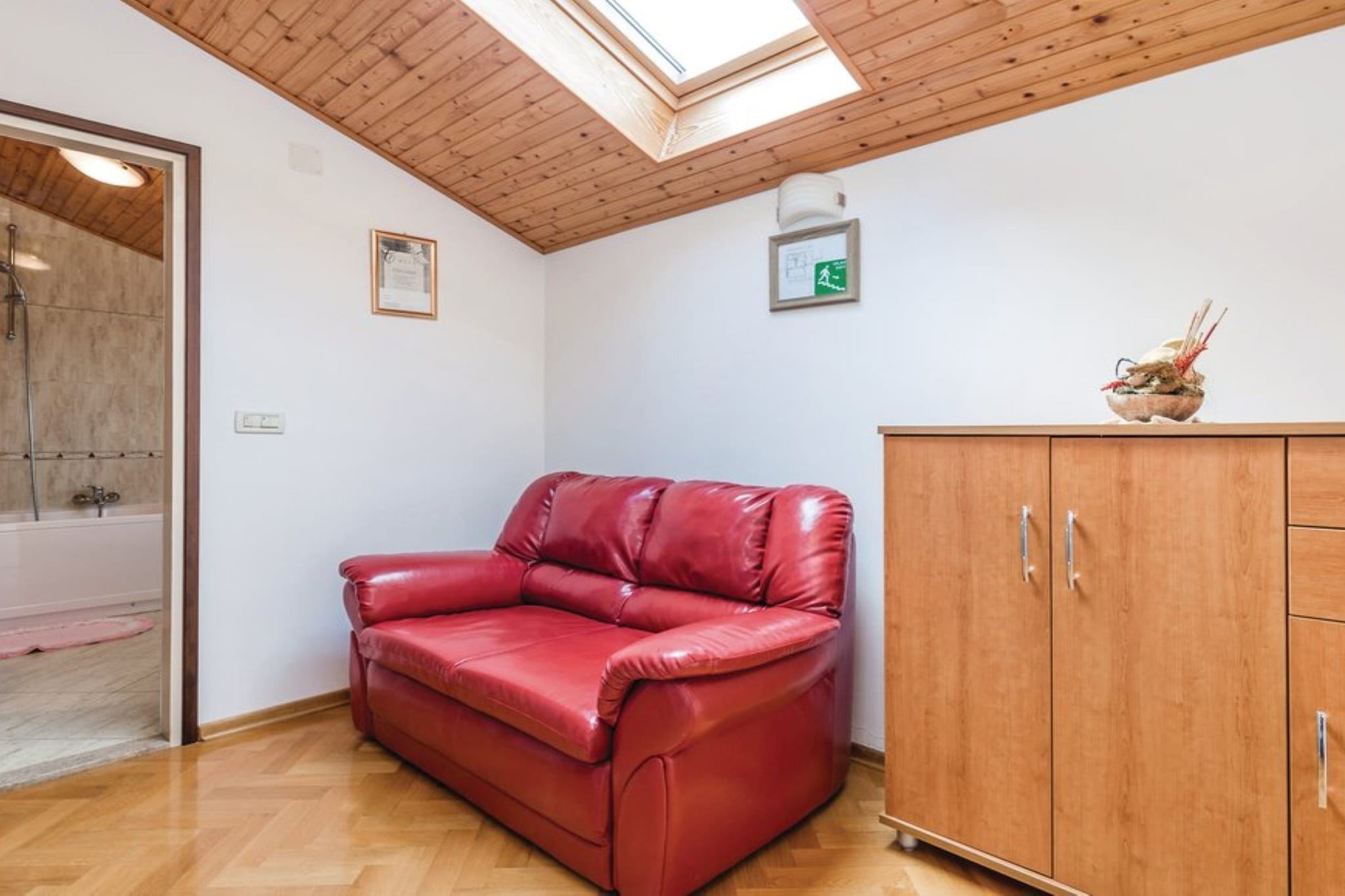 Scenic Seafront Brsec Apartment - Three Bedroom Apartment  with Terrace-Living room
