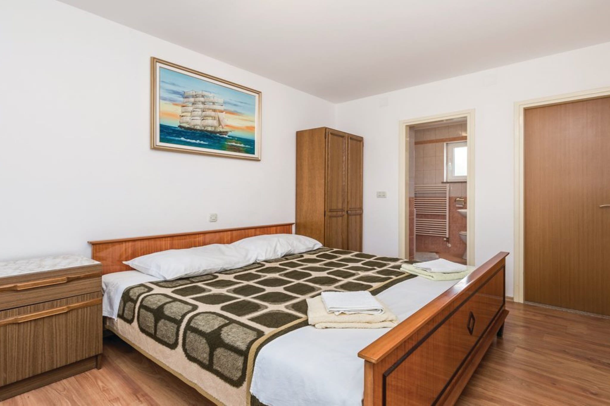 Scenic Seafront Brsec Apartment - Three Bedroom Apartment  with Terrace-Bedroom