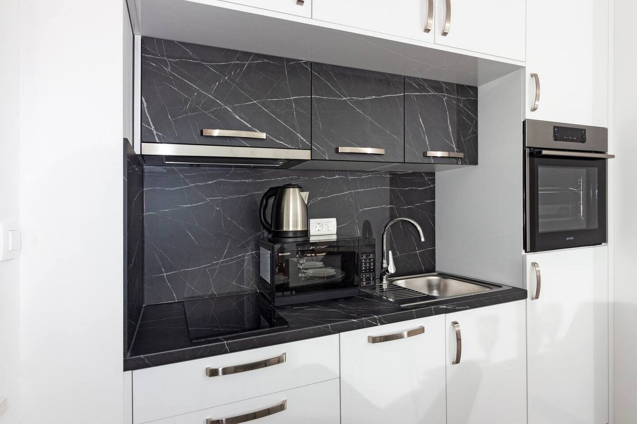 Modern Apartments with Private Balcony - Premium One Bedroom Apartment (Owner S2)-Cuisine