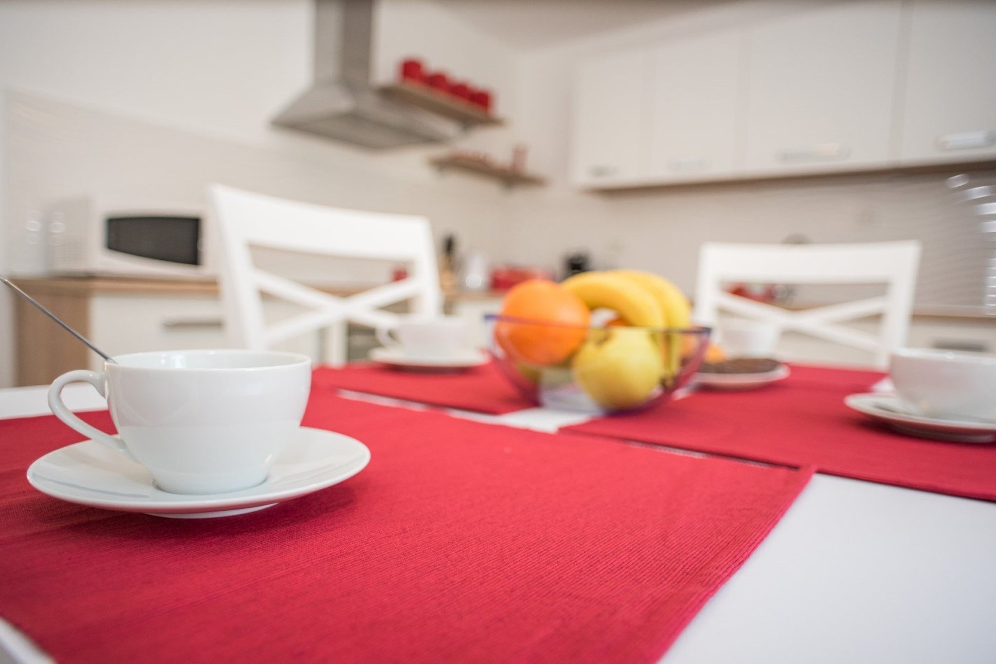 Chic Apartment Tribalj with Private Balcony - One Bedroom Apartment-Cuisine