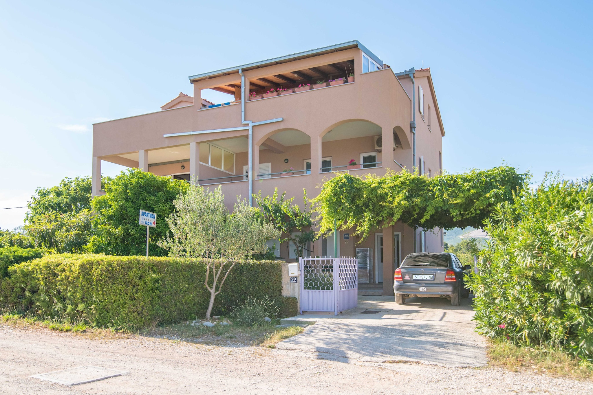 Comfortable Kastel Stafilic Apartment with Balcony - Two Bedroom Apartment with Balcony and Sea View-Extérieur