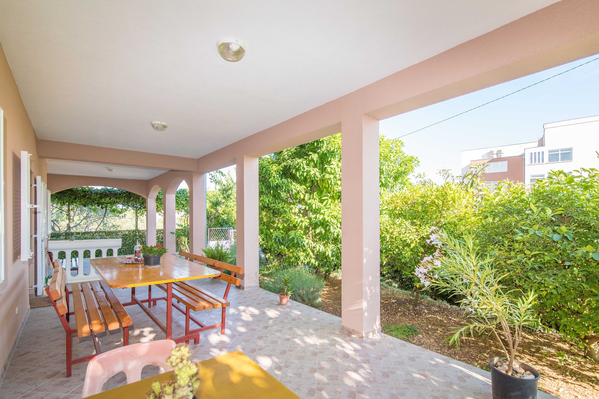 Comfortable Kastel Stafilic Apartment with Balcony - Two Bedroom Apartment with Balcony and Sea View-Balcon-terrasse