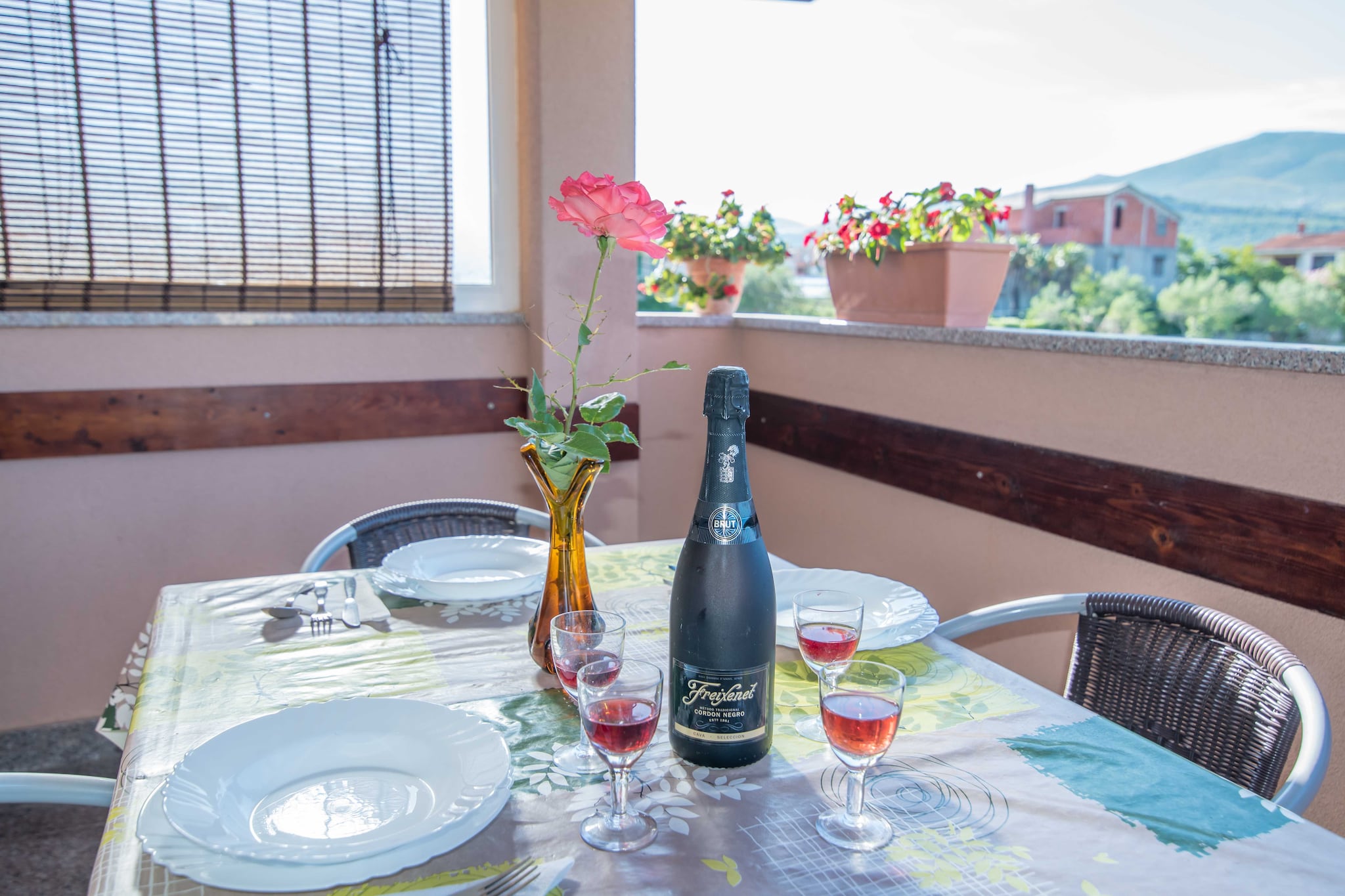 Comfortable Kastel Stafilic Apartment with Balcony - Two Bedroom Apartment with Balcony and Sea View