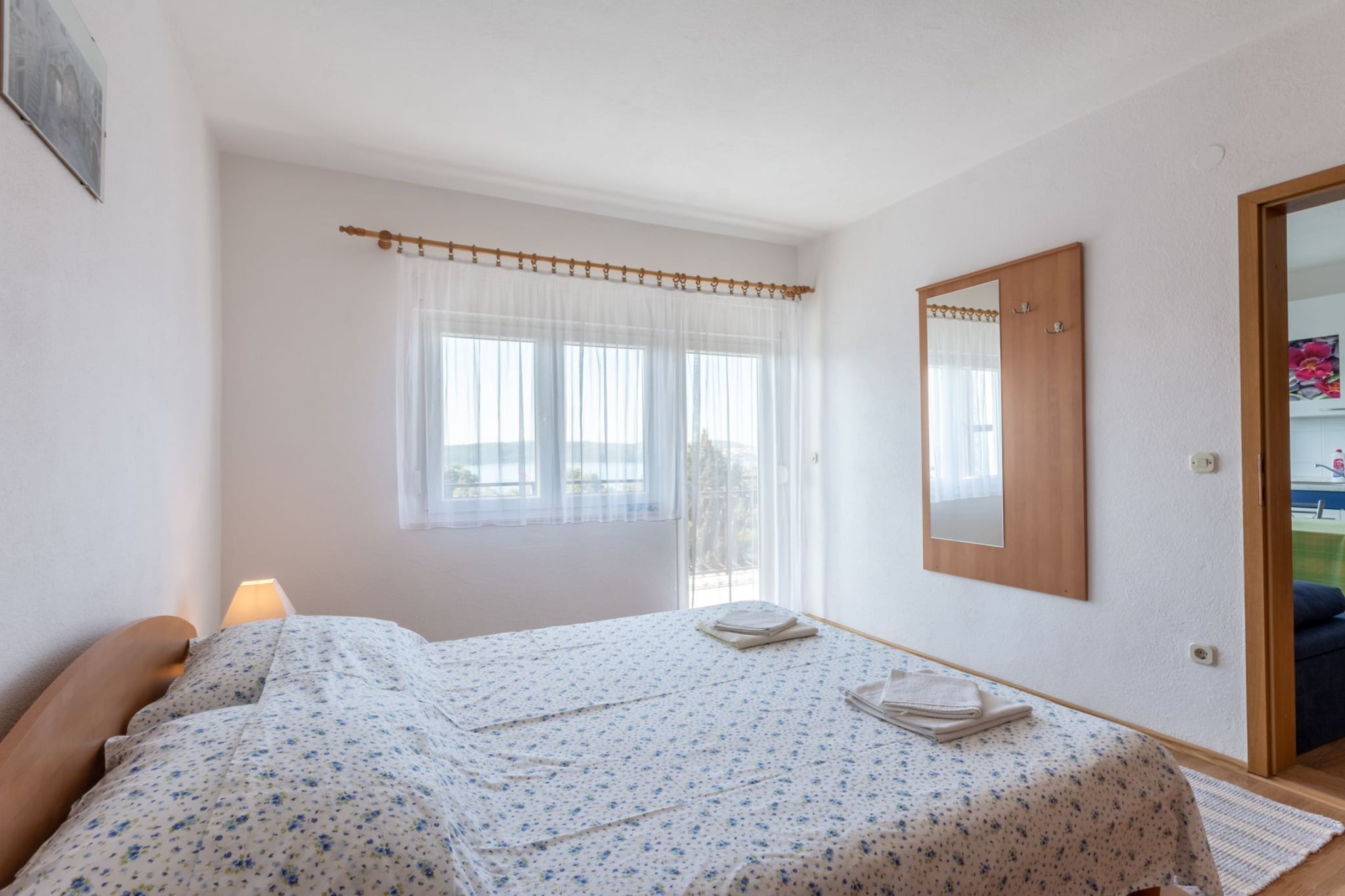 Charming Trogir Apartments with Balcony - Comfort One Bedroom Apartment with Balcony-Bedroom