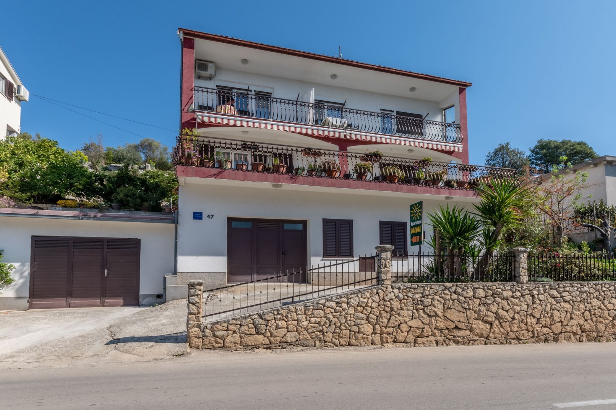 Charming Trogir Apartments with Balcony - One Bedroom Apartment with Balcony-Outdoor