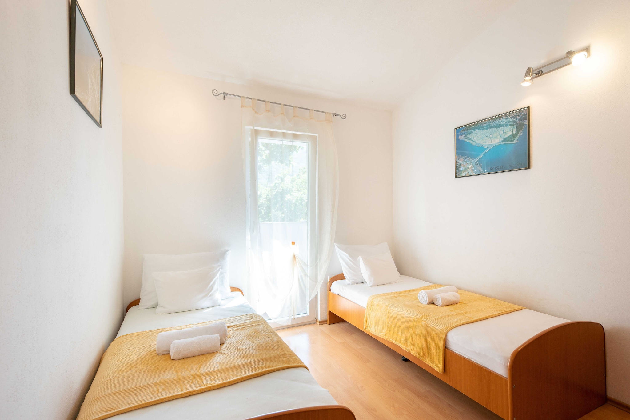 Spacious Prgomet Retreat with Private Pool, Fitness Centre, and Garden - Three Bedroom Villa-Bedroom