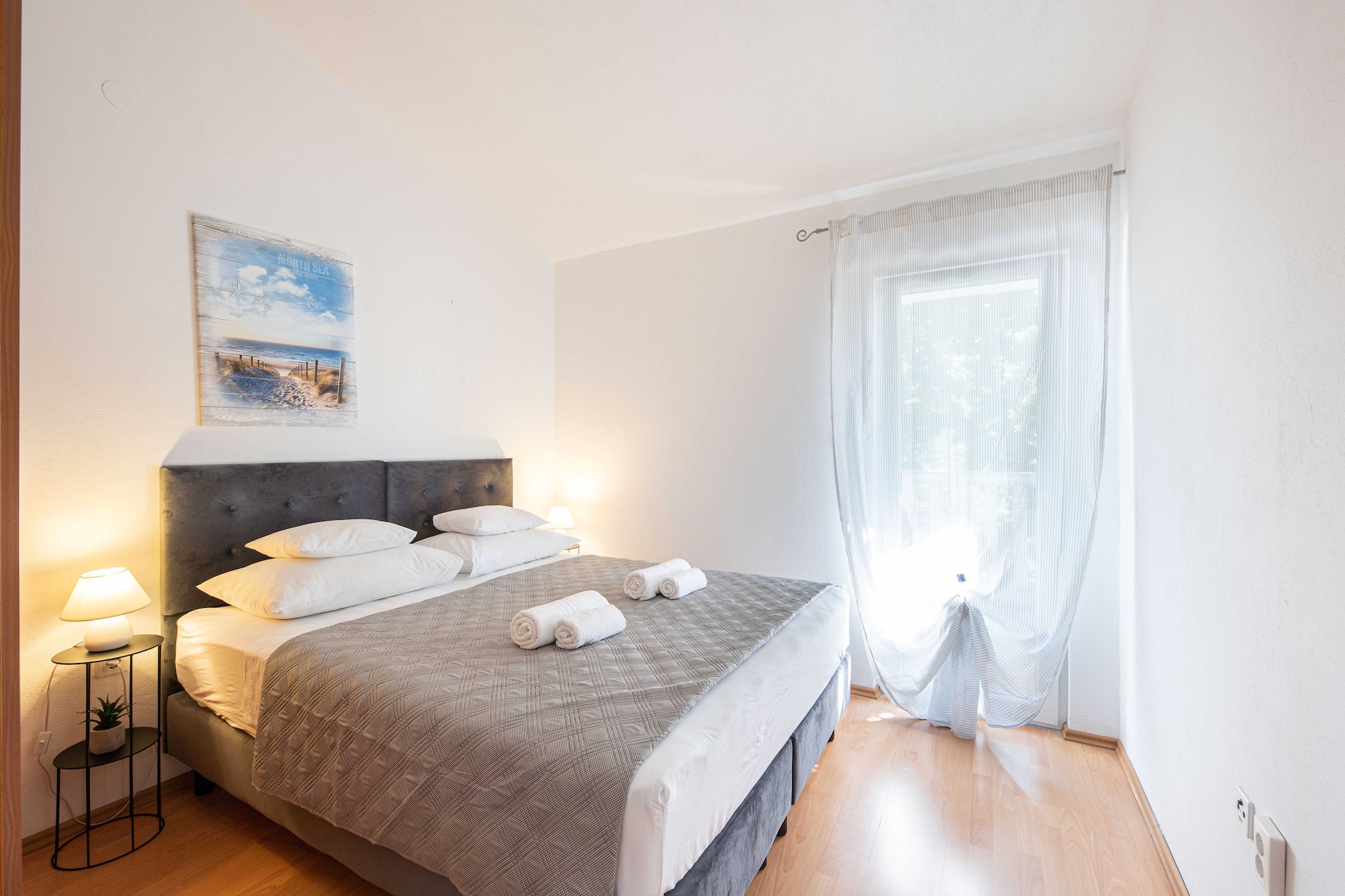 Spacious Prgomet Retreat with Private Pool, Fitness Centre, and Garden - Three Bedroom Villa-Bedroom