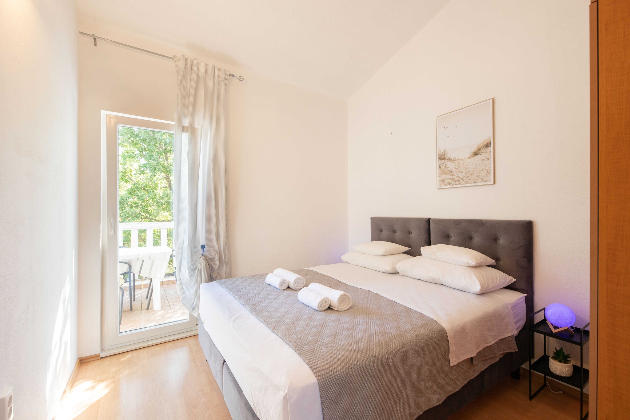Spacious Prgomet Retreat with Private Pool, Fitness Centre, and Garden - Three Bedroom Villa-Bedroom