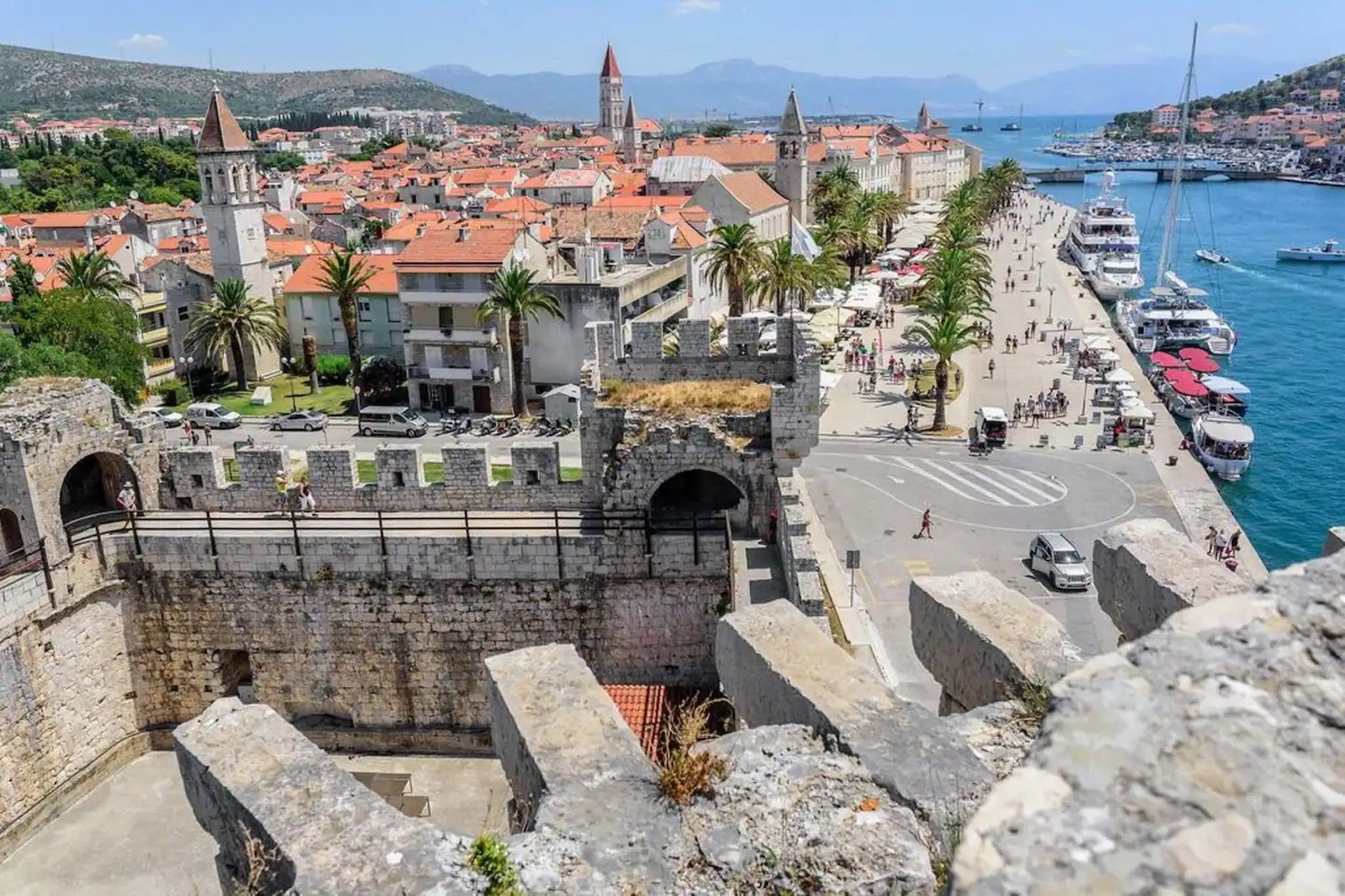 Modern Trogir Apartment with Private Patio, BBQ, and Close to Beach - Two Bedroom Apartment-Outdoor
