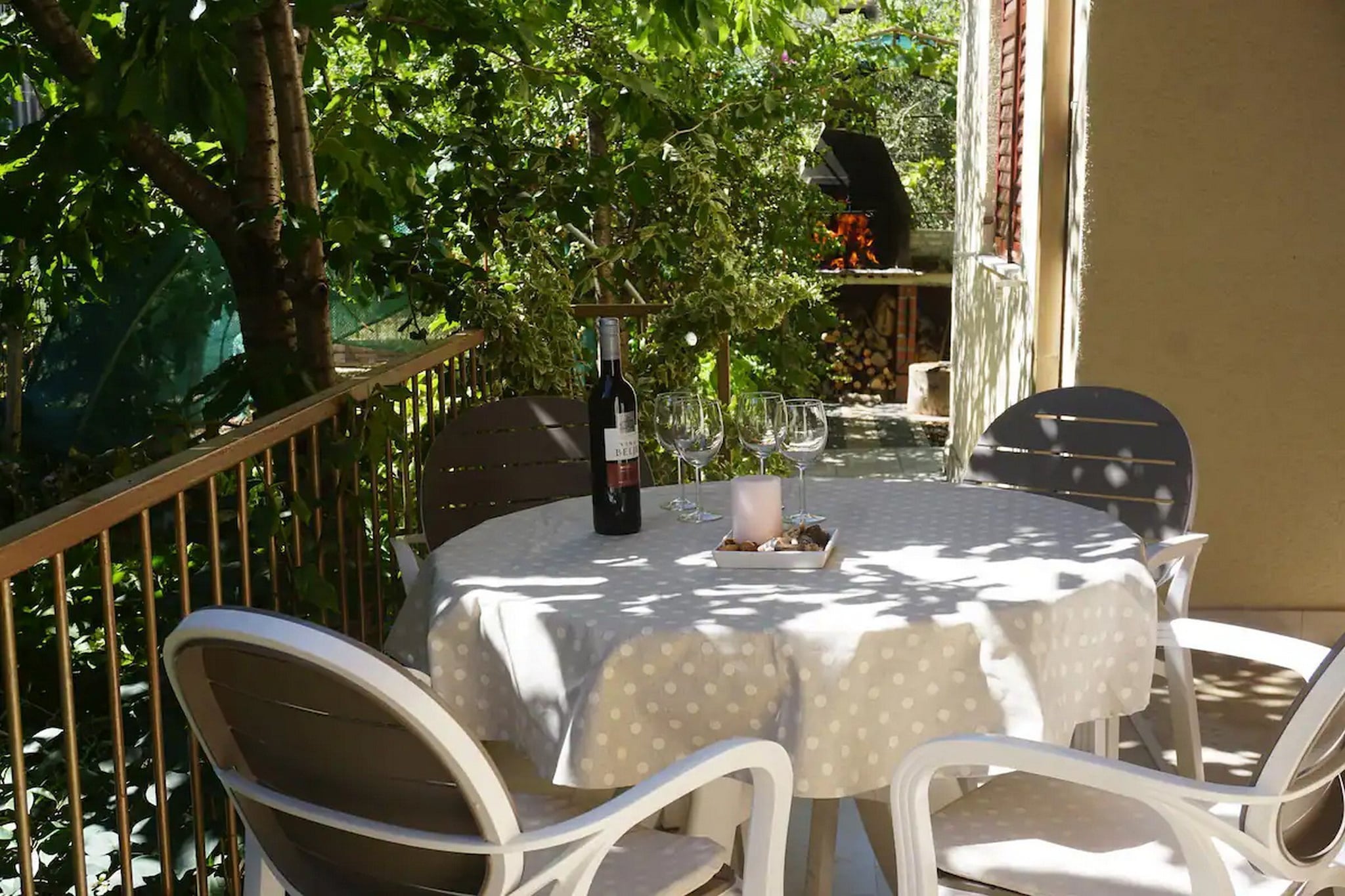 Modern Trogir Apartment with Private Patio, BBQ, and Close to Beach - Two Bedroom Apartment-Terrace