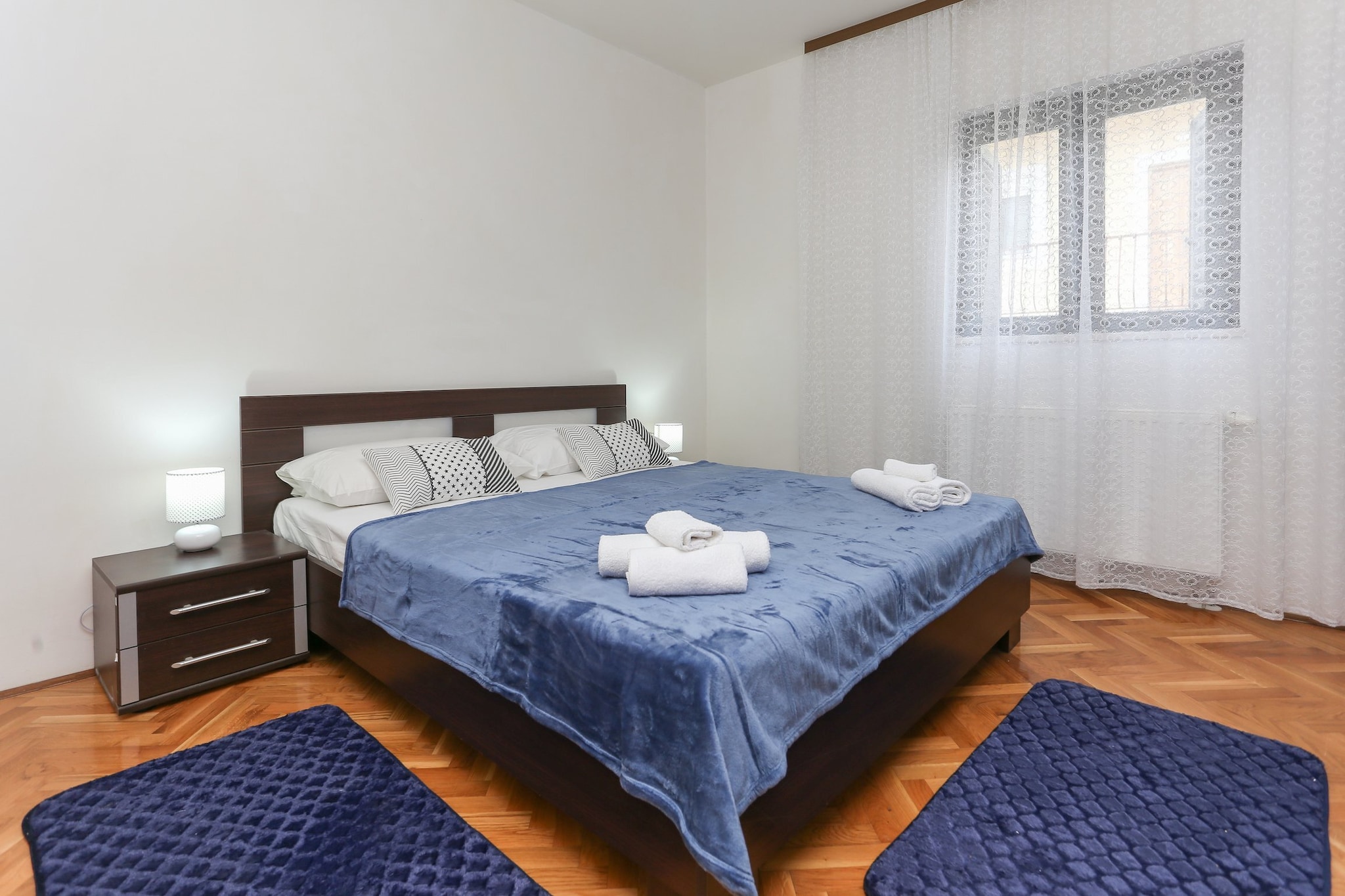 Sunny Elegant Apartments in Trogir - Classic Three Bedroom Apartment  with Balcony  (owner 1)-Bedroom