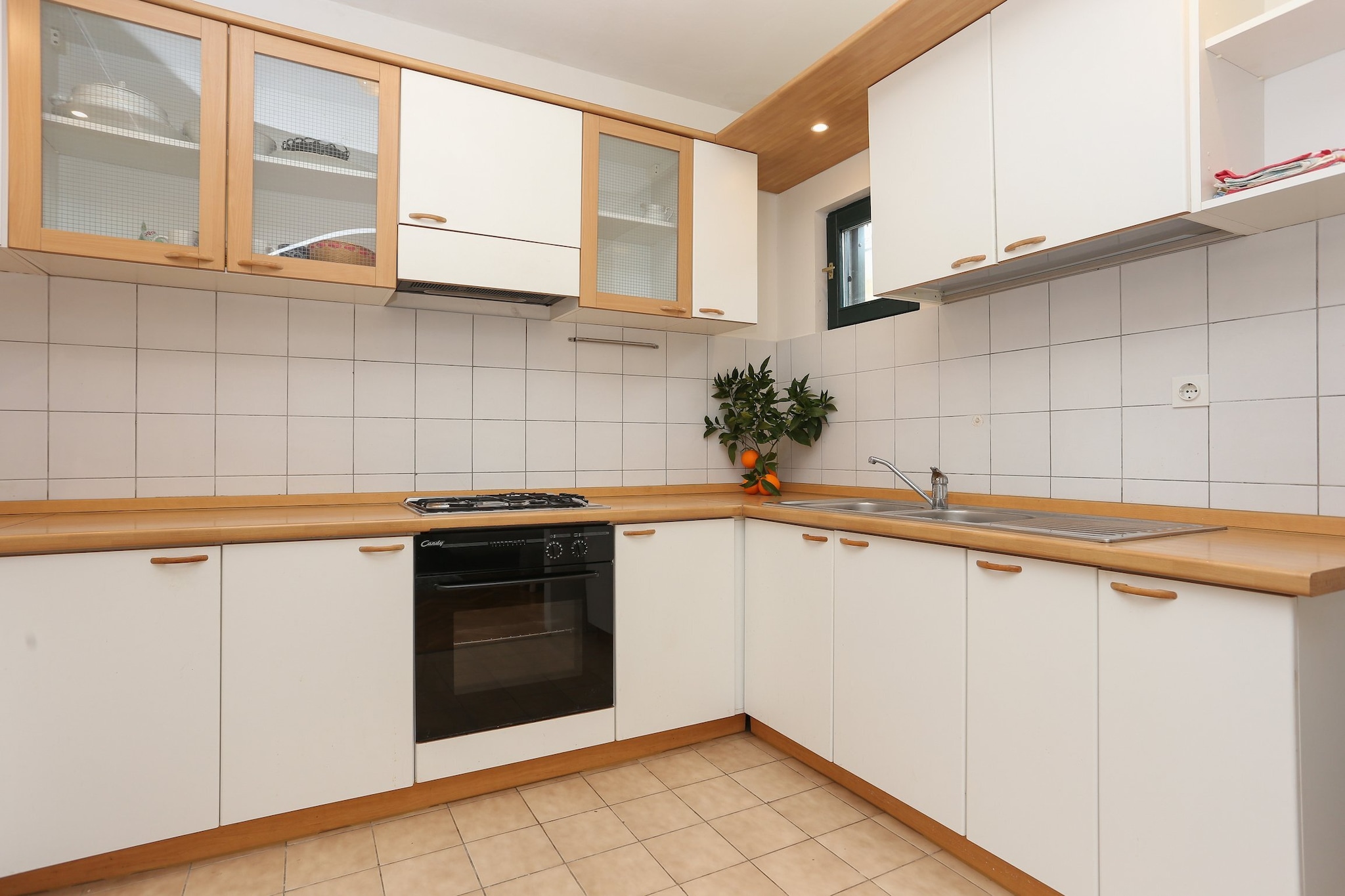 Sunny Elegant Apartments in Trogir - Classic Three Bedroom Apartment  with Balcony  (owner 1)-Kitchen