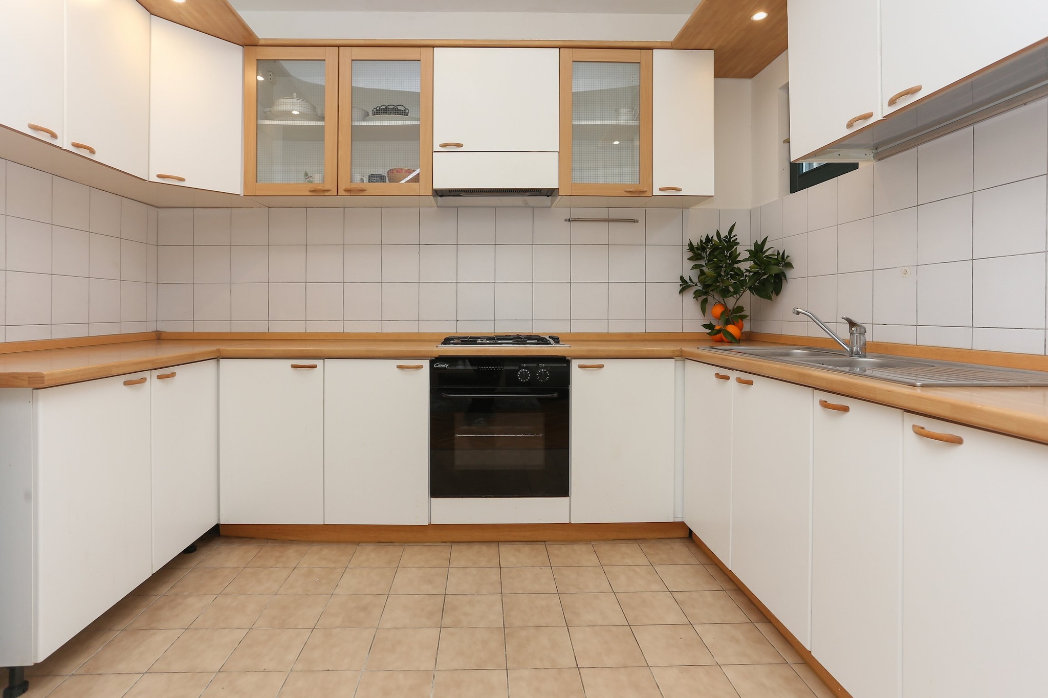 Sunny Elegant Apartments in Trogir - Classic Three Bedroom Apartment  with Balcony  (owner 1)-Kitchen