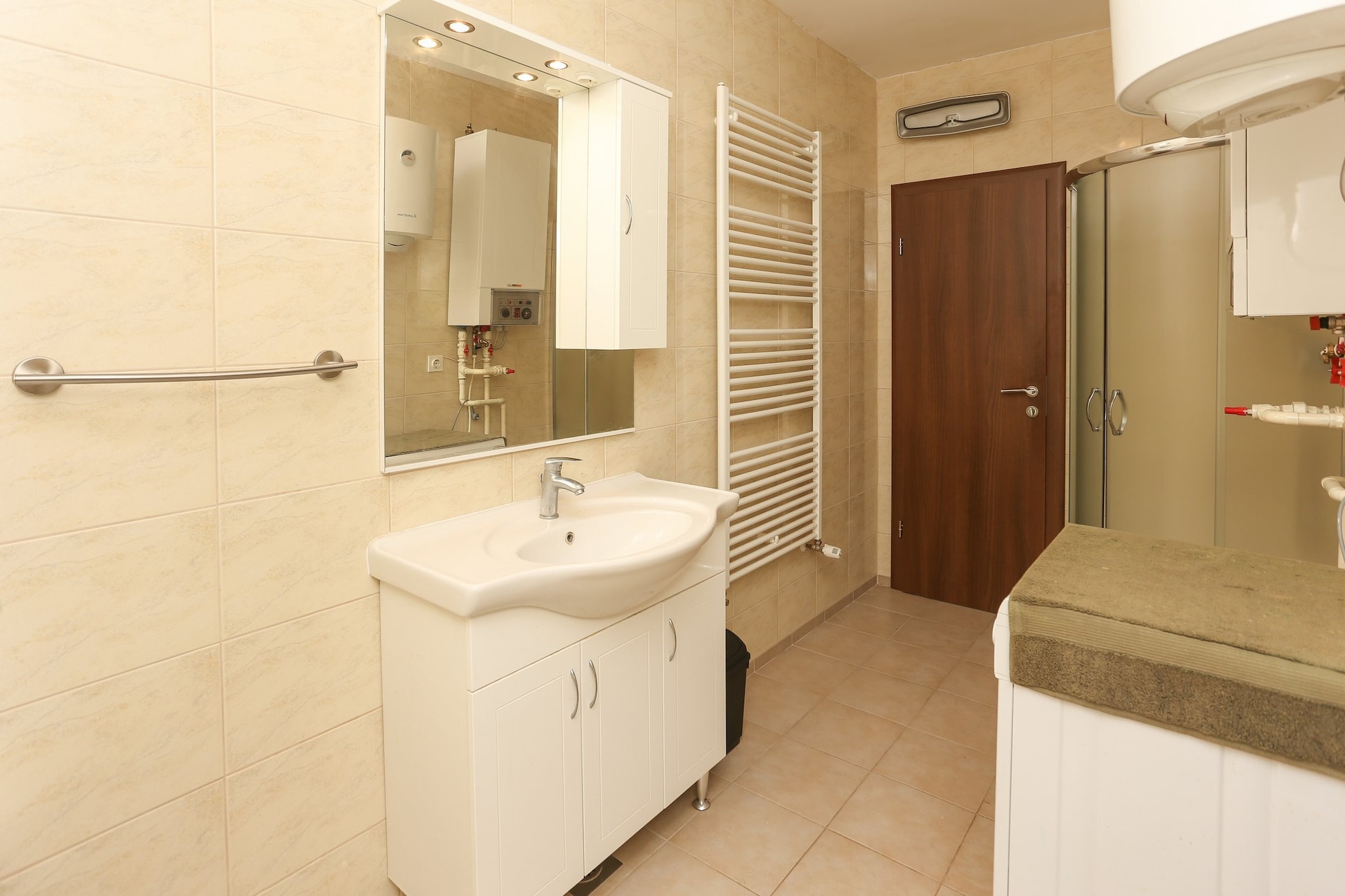 Sunny Elegant Apartments in Trogir - Classic Three Bedroom Apartment  with Balcony  (owner 1)-Bathroom