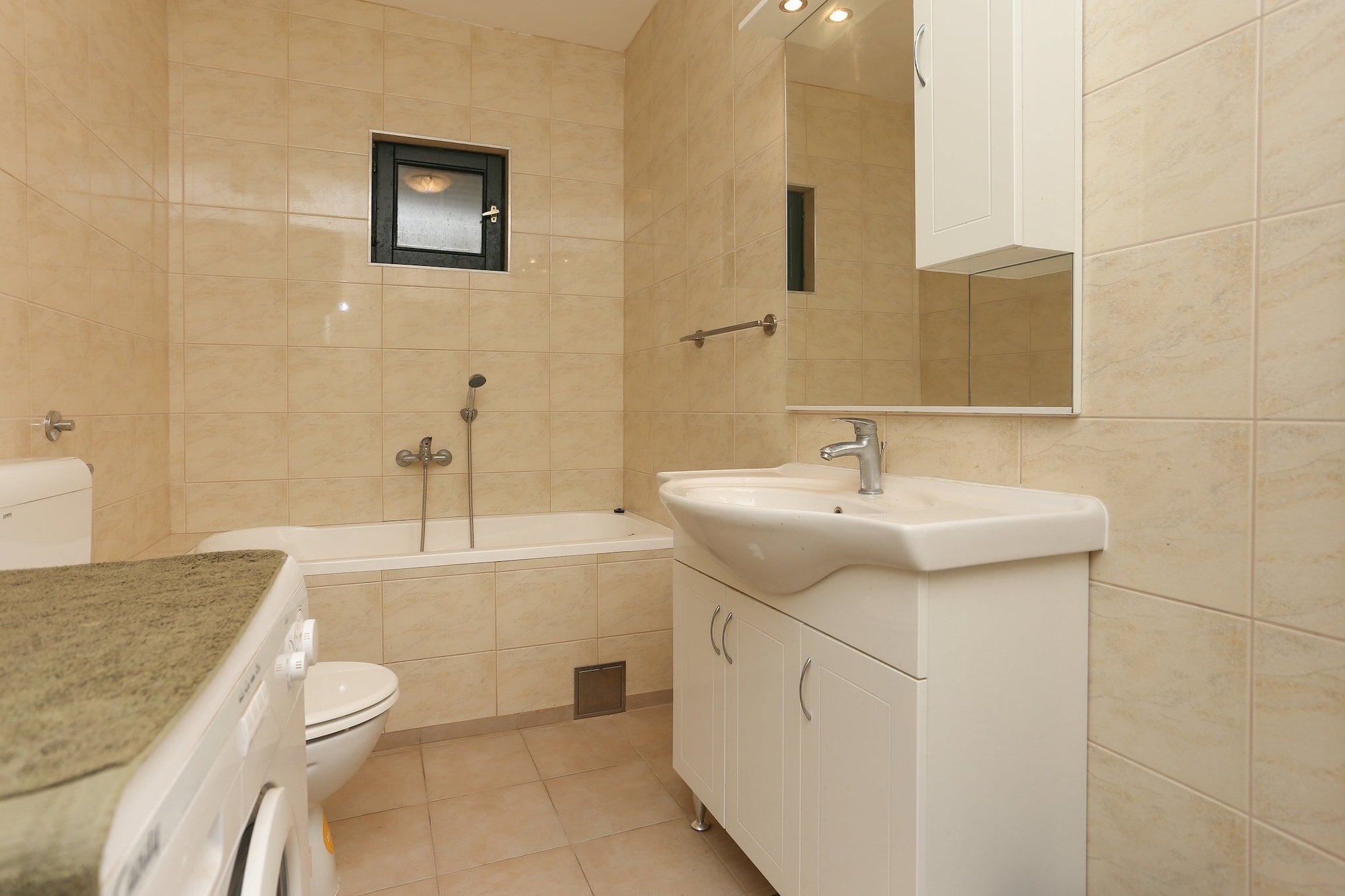 Sunny Elegant Apartments in Trogir - Classic Three Bedroom Apartment  with Balcony  (owner 1)-Bathroom