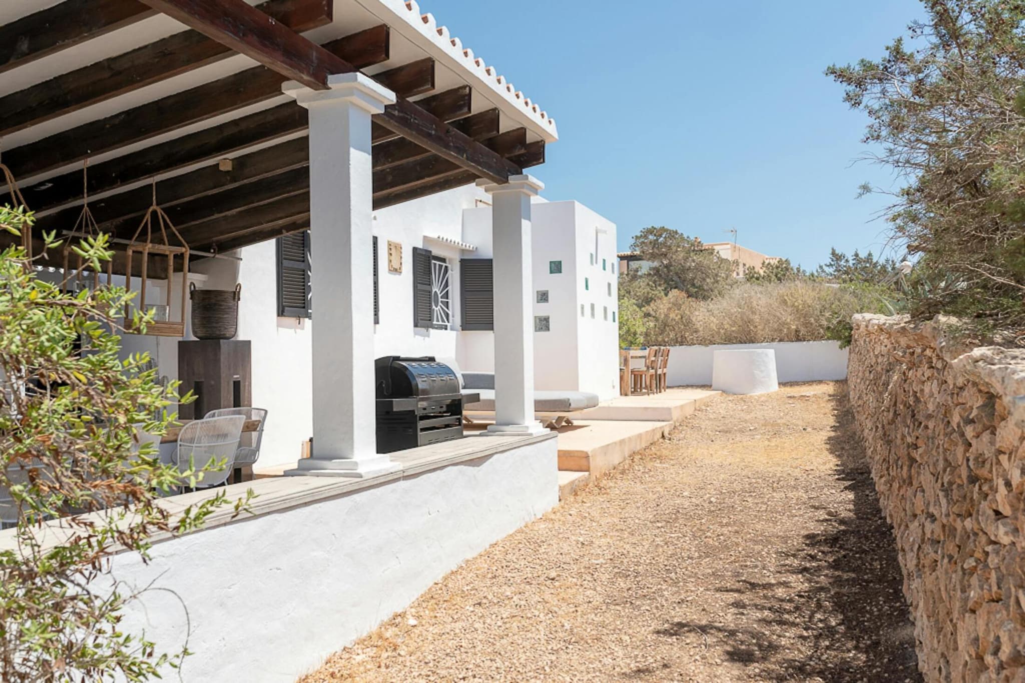 Villa Paz Formentera-Hal-ontvangst