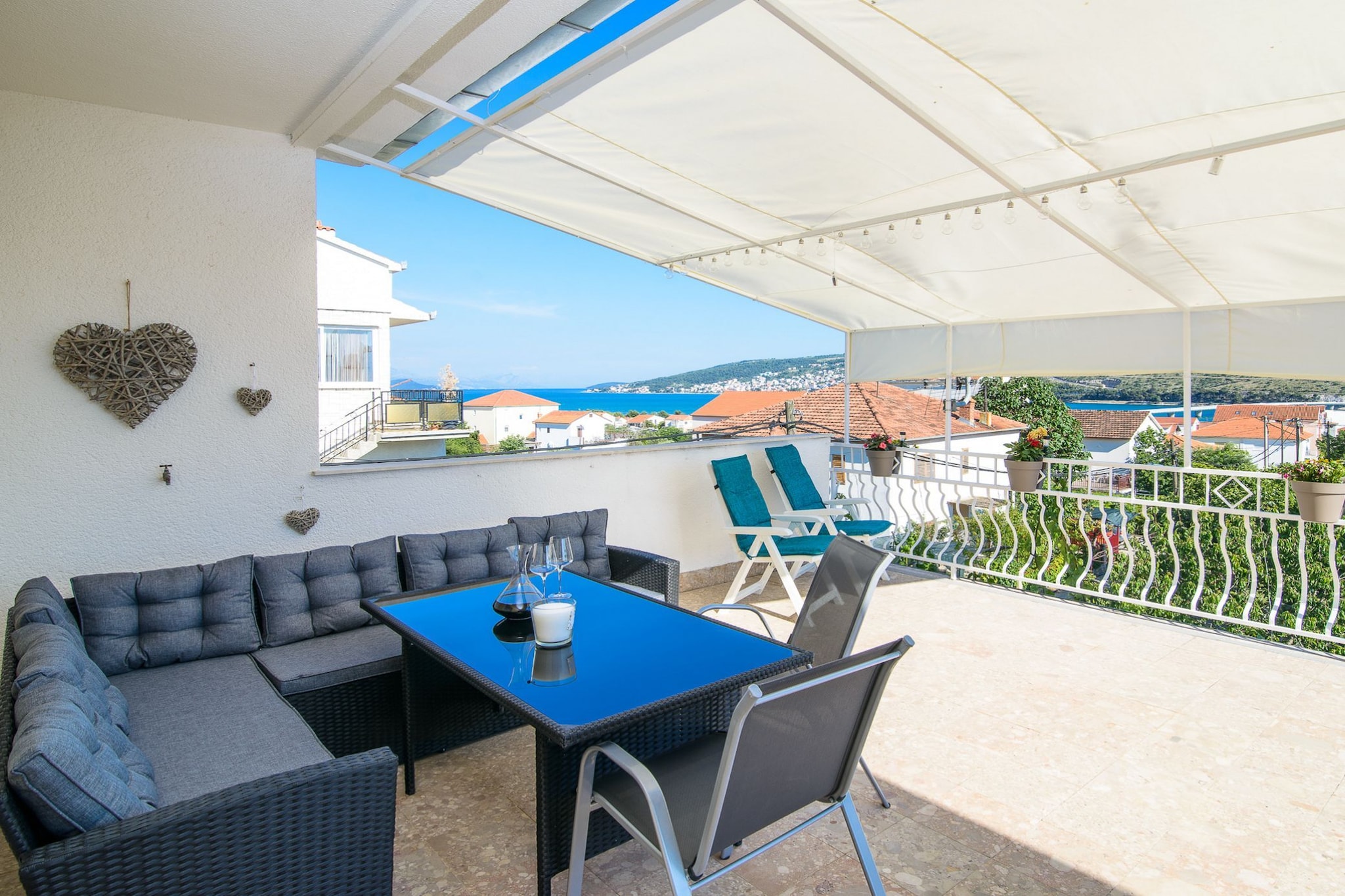 Modern Apartment Near Trogir Beach with Sea View Terrace and Lounge Area - Two Bedroom Apartment-Indoor