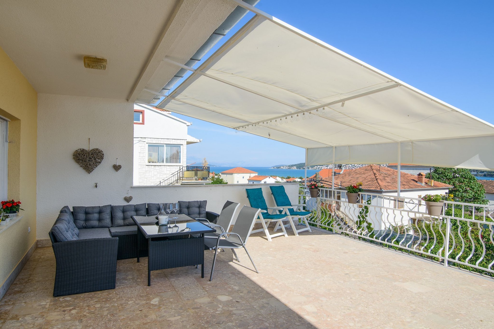 Modern Apartment Near Trogir Beach with Sea View Terrace and Lounge Area - Two Bedroom Apartment-Indoor