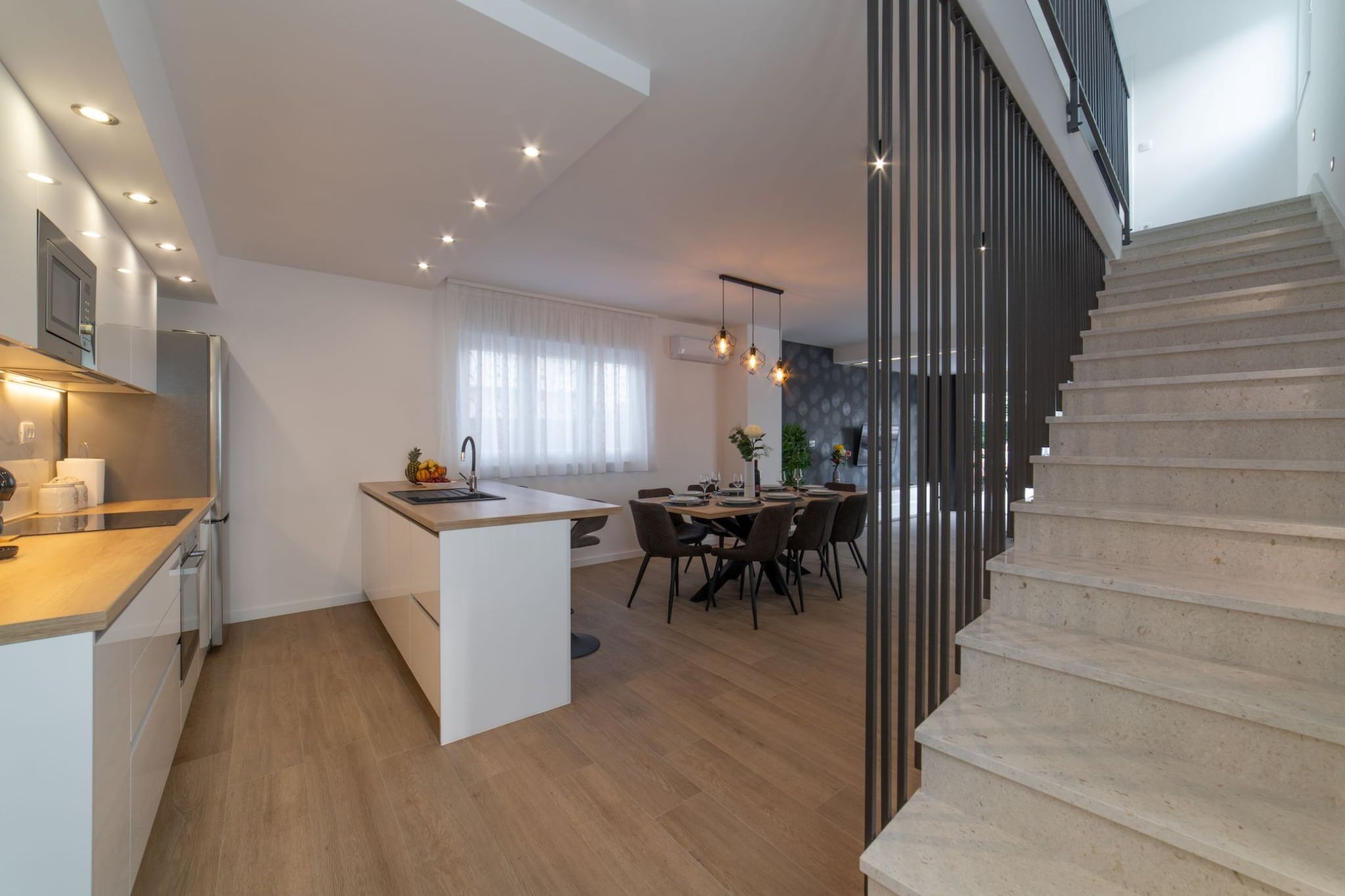 Luxury Kastela Villa with Heated Pool and Lounge Area - Four Bedroom Villa-Cuisine