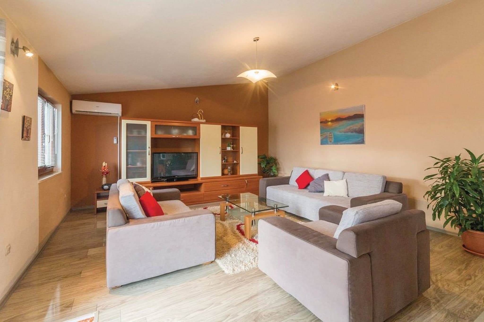 Mediterranean Stylish Villa with Pool in Kastel Stari - Six Bedroom Villa with Pool-Wohnzimmer