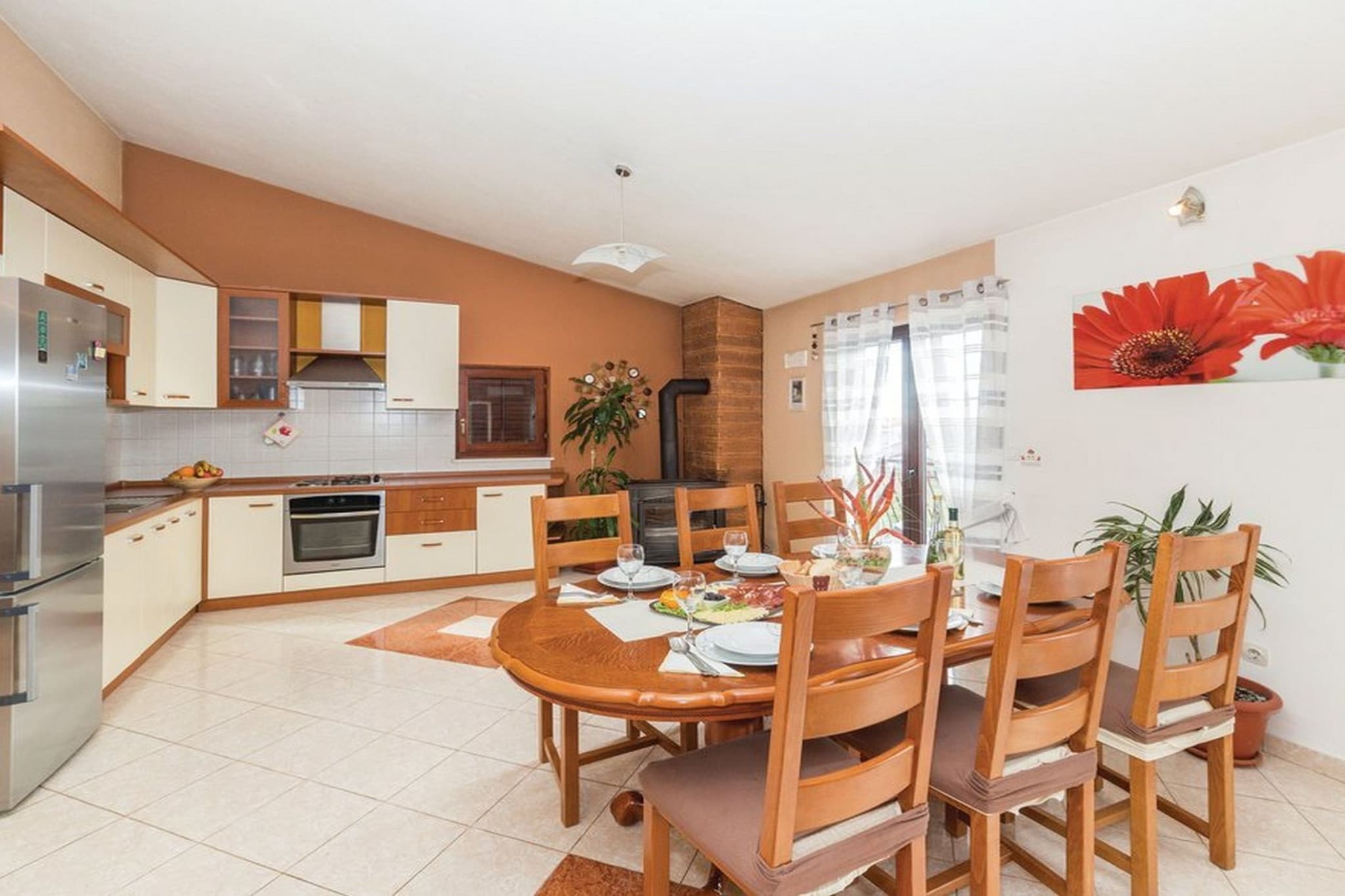 Mediterranean Stylish Villa with Pool in Kastel Stari - Six Bedroom Villa with Pool-Küche