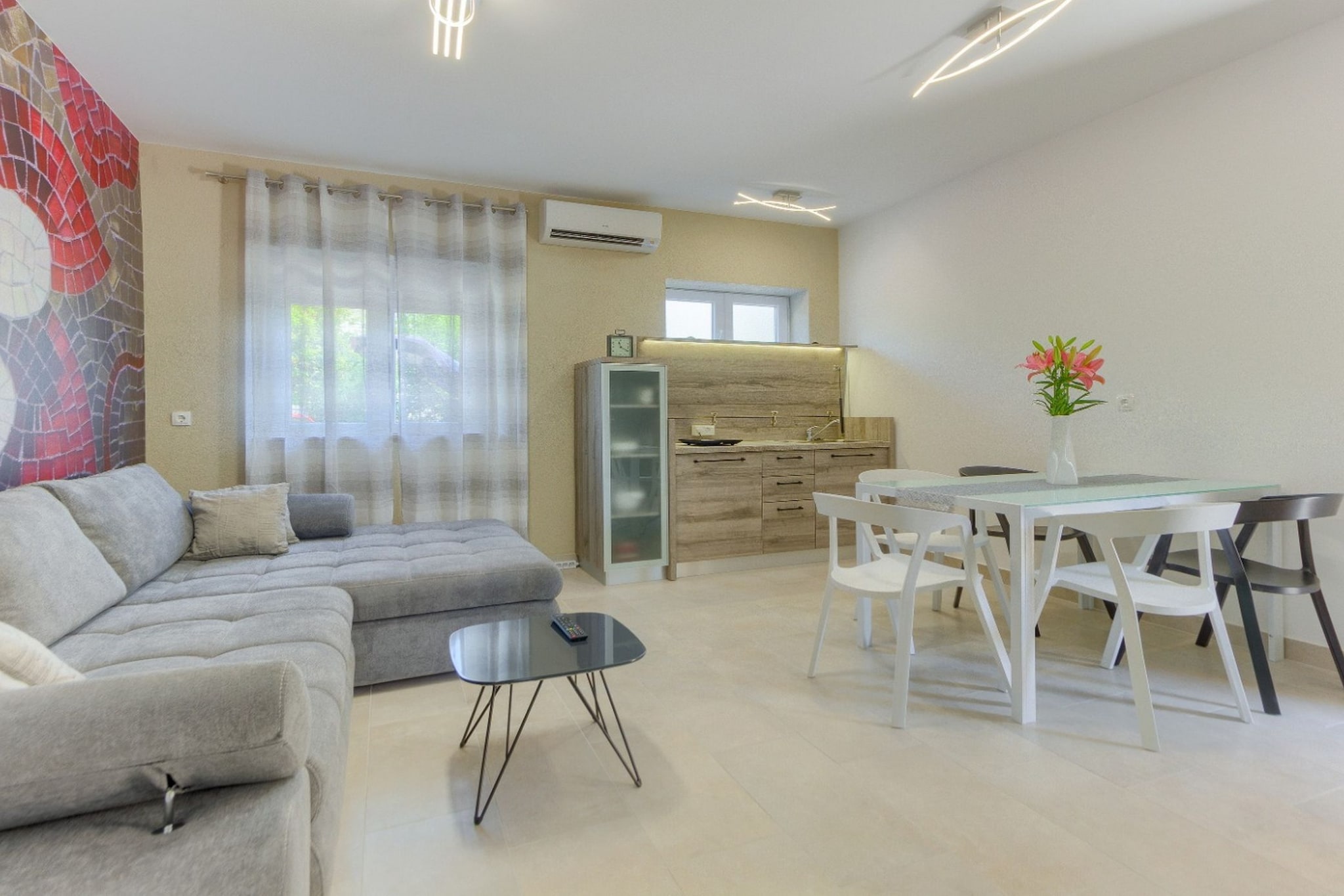 Majestic Kastel Stari Apartment with Terrace - Two Bedroom Apartment with Terrace-Salon