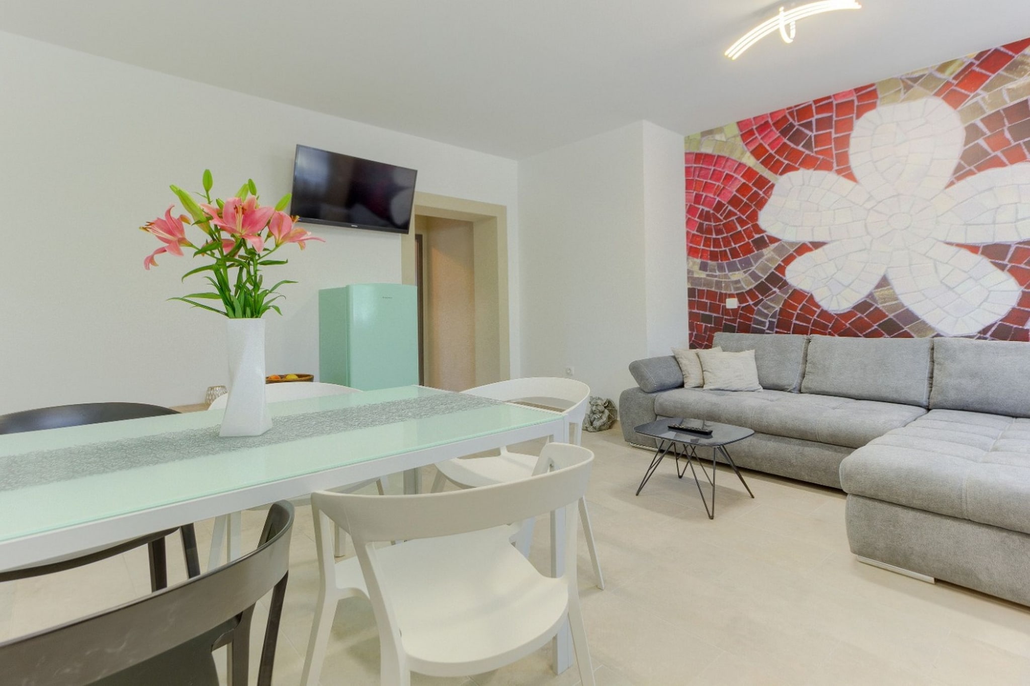 Majestic Kastel Stari Apartment with Terrace - Two Bedroom Apartment with Terrace-Salon