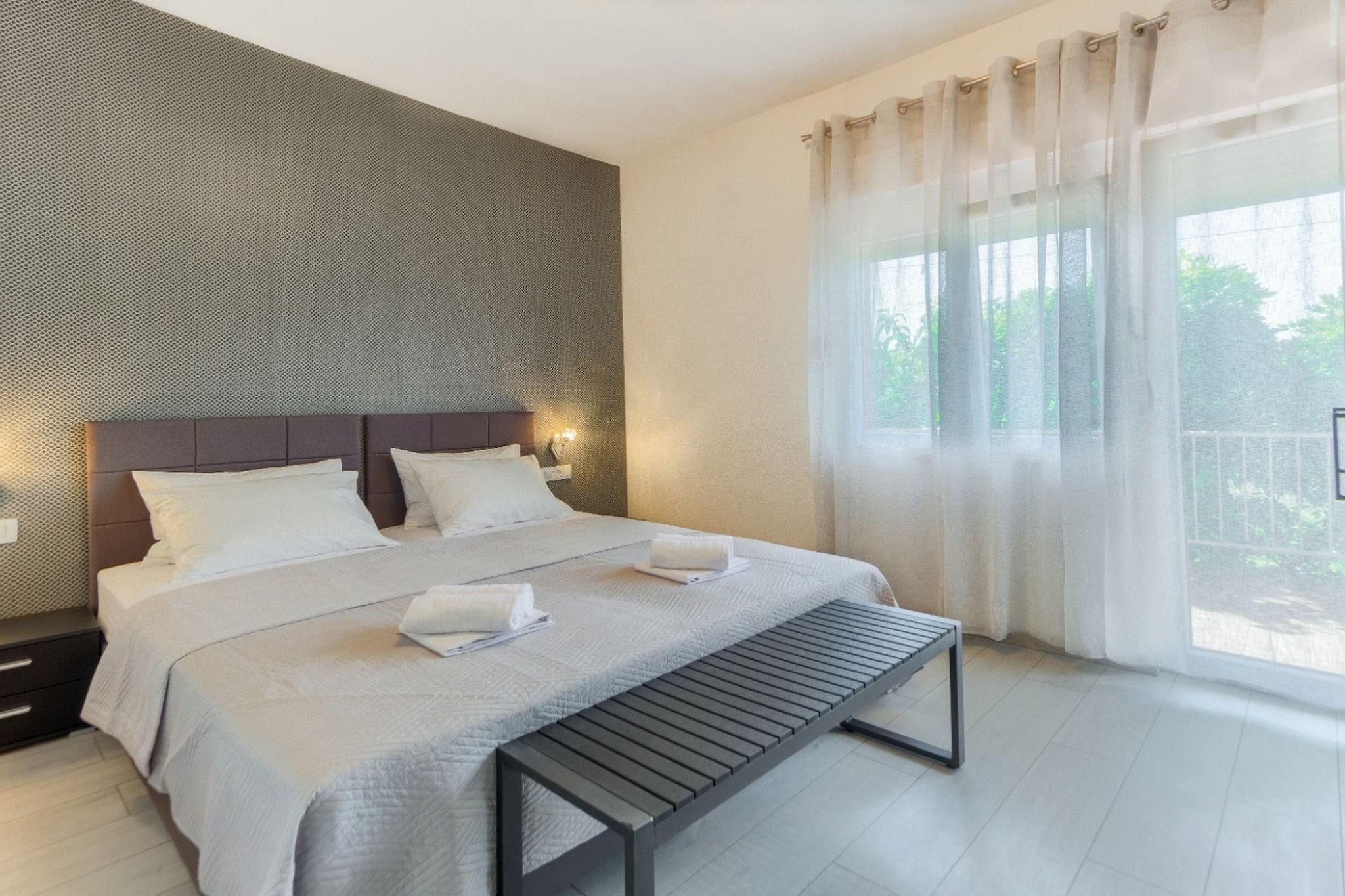 Majestic Kastel Stari Apartment with Terrace - Two Bedroom Apartment with Terrace-Chambre